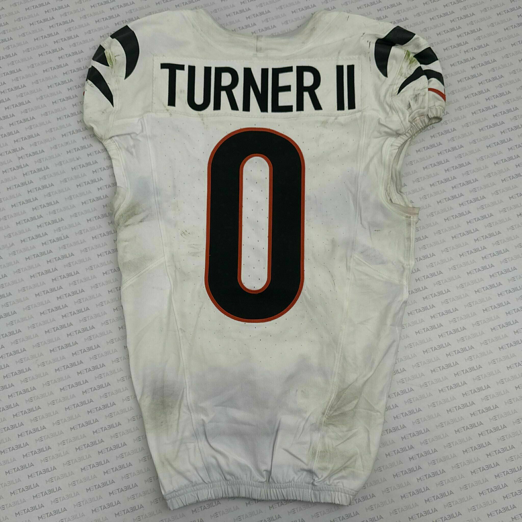 #0 DJ Turner II Game-Worn Jersey vs PIT