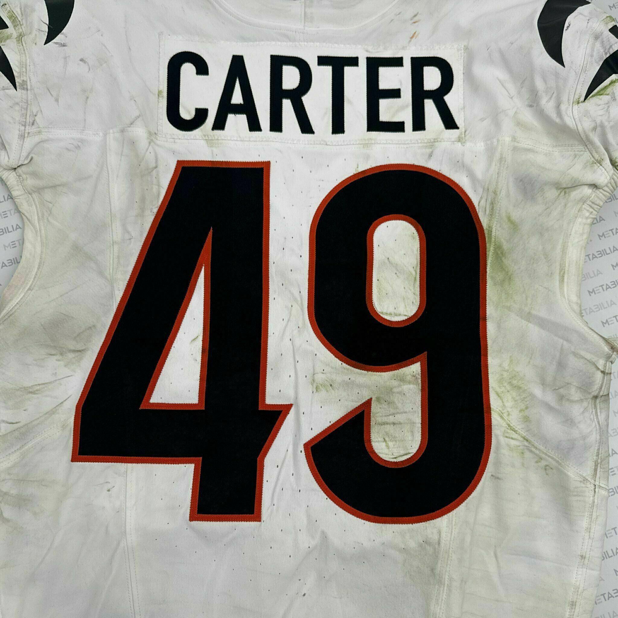 #49 Barrett Carter Game-Worn Jersey vs PIT