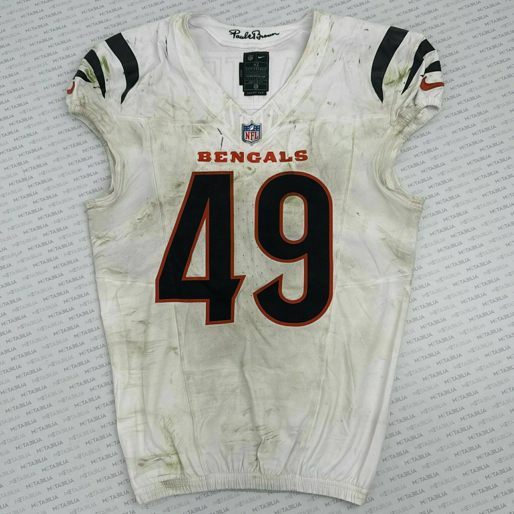 #49 Barrett Carter Game-Worn Jersey vs PIT