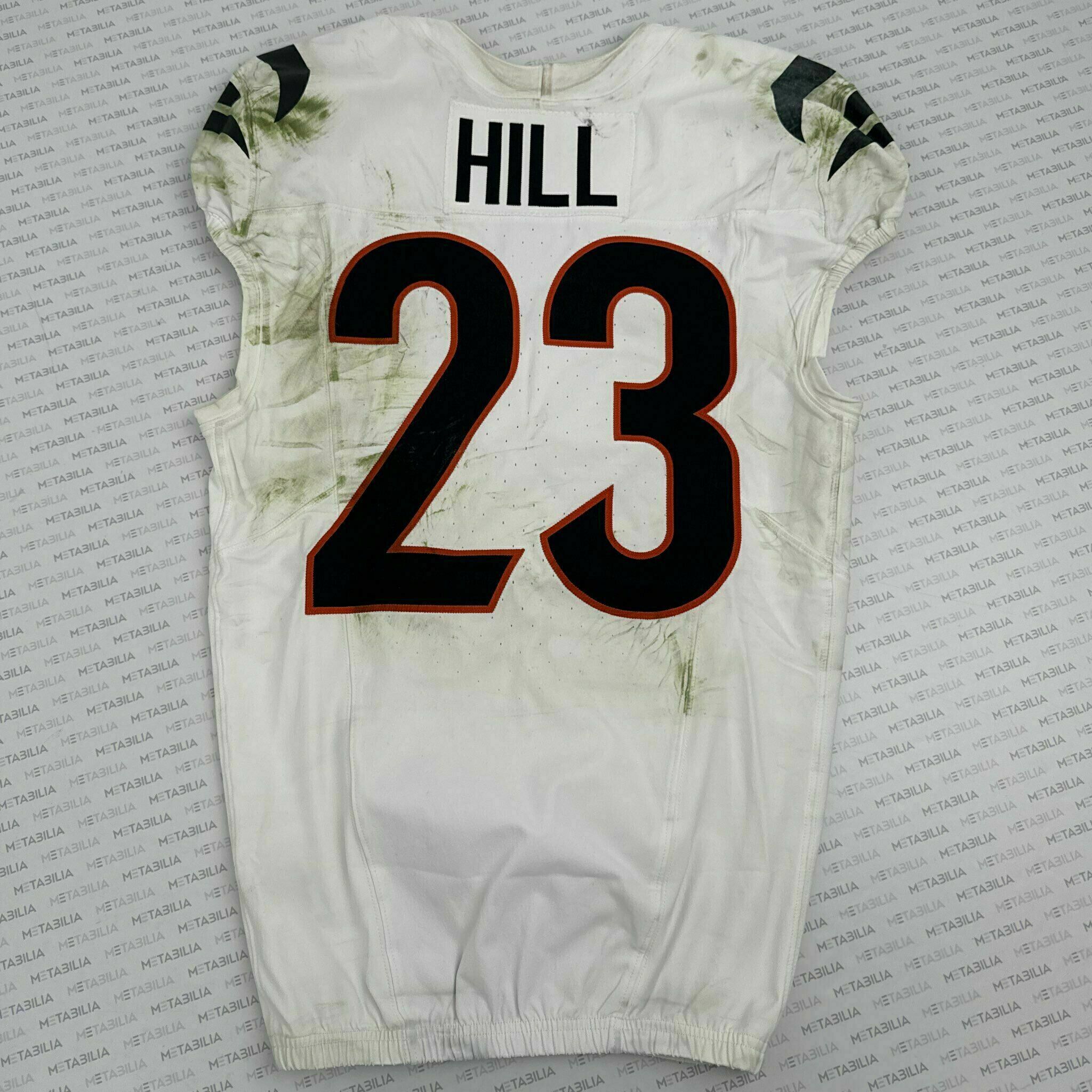 #23 Daxton Hill Game-Worn Jersey vs PIT