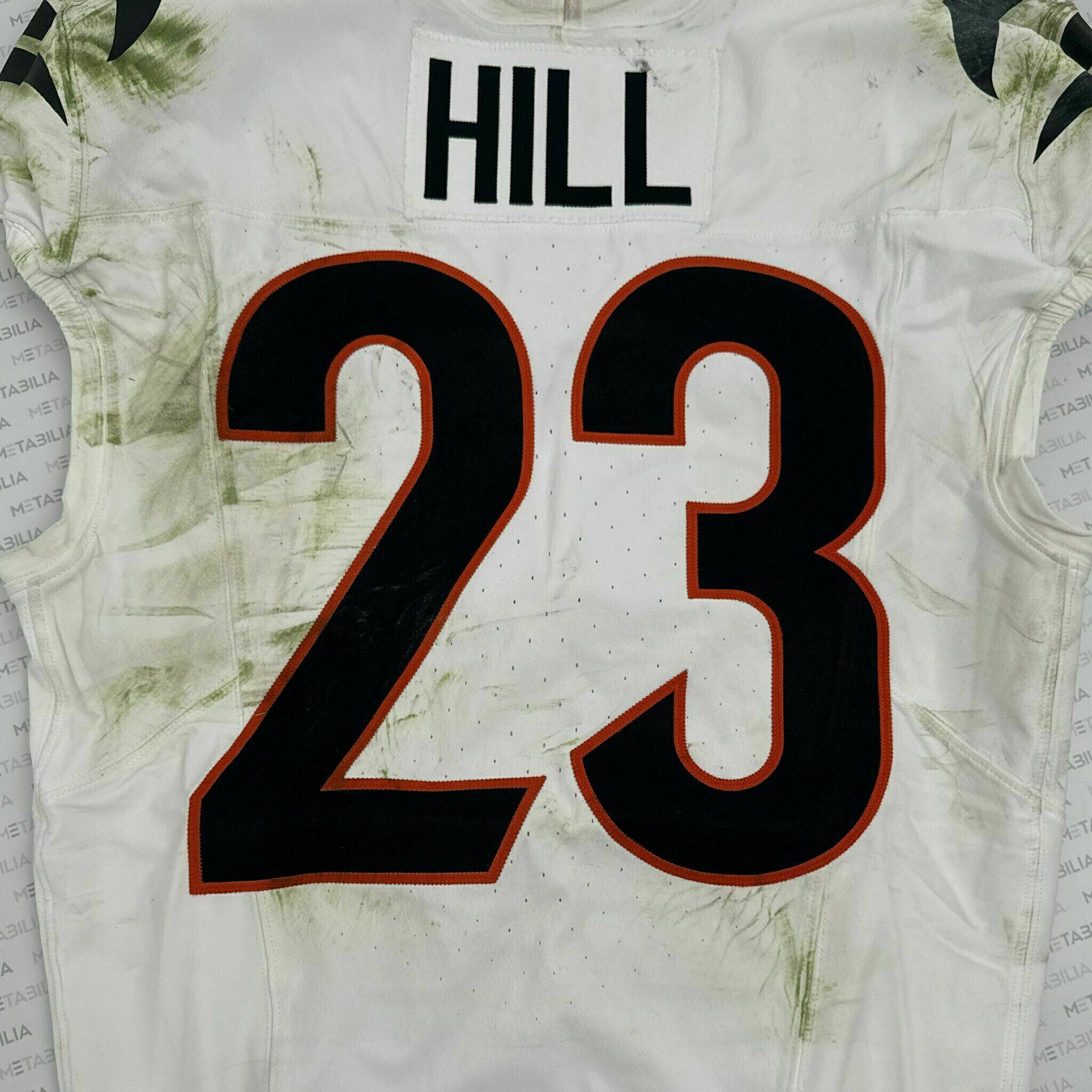 #23 Daxton Hill Game-Worn Jersey vs PIT