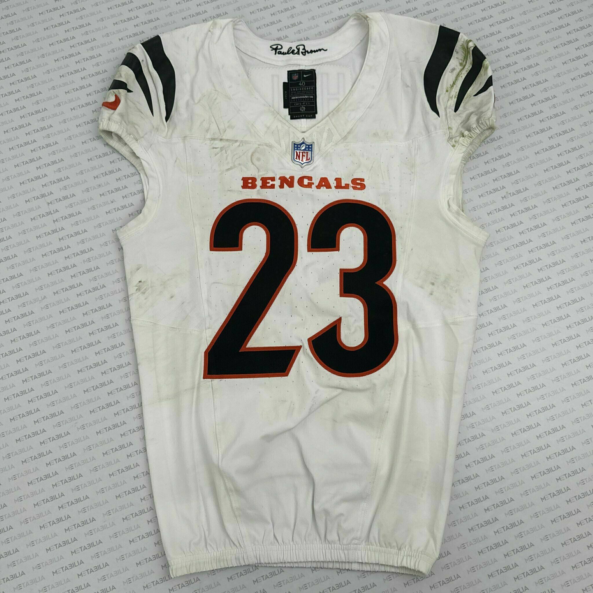 #23 Daxton Hill Game-Worn Jersey vs PIT