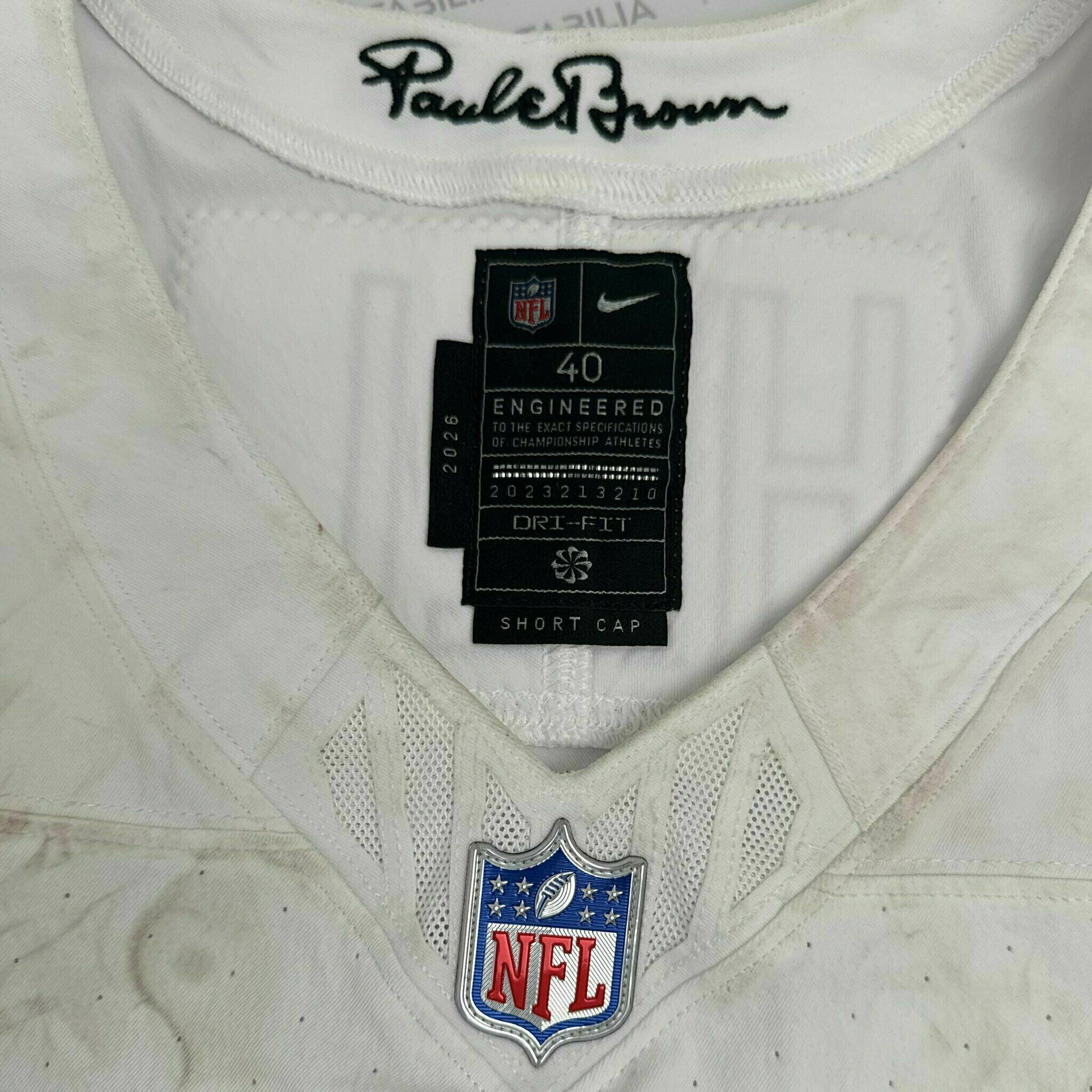 #23 Daxton Hill Game-Worn Jersey vs PIT