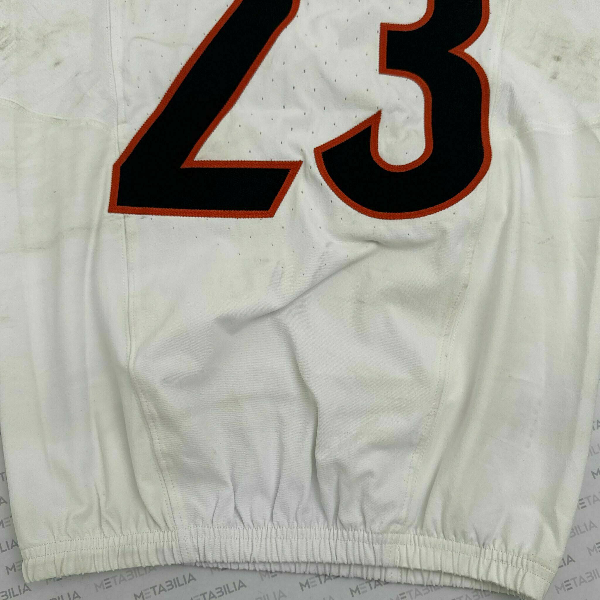 #23 Daxton Hill Game-Worn Jersey vs PIT