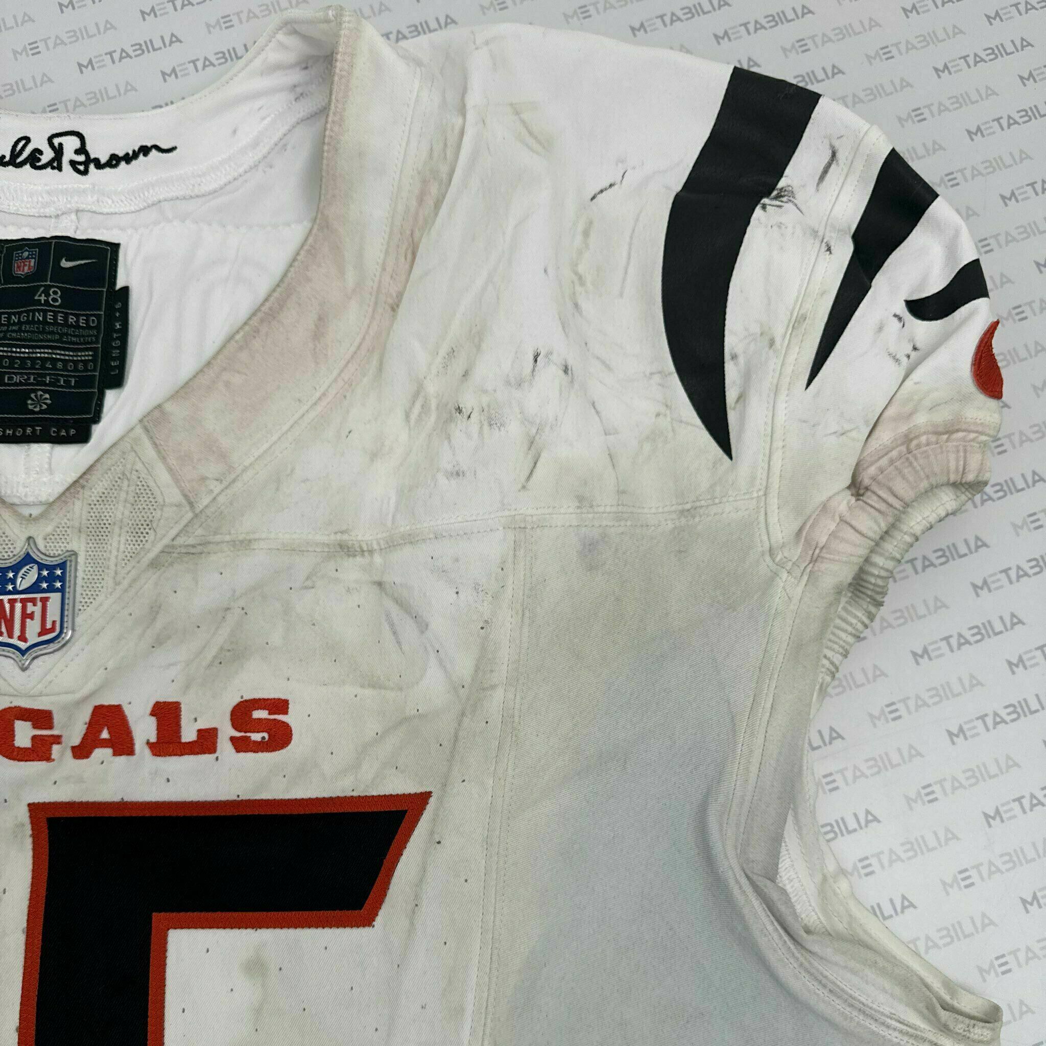 #75 Orlando Brown Jr. Game-Worn Jersey vs PIT