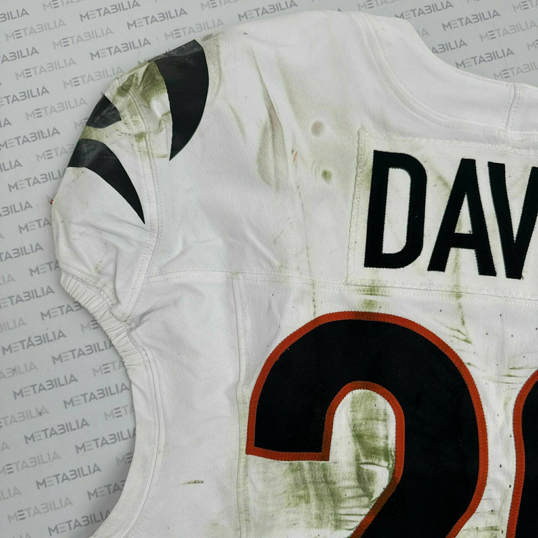 #20 Tacario Davis ROOKIE Game-Worn Jersey vs PIT