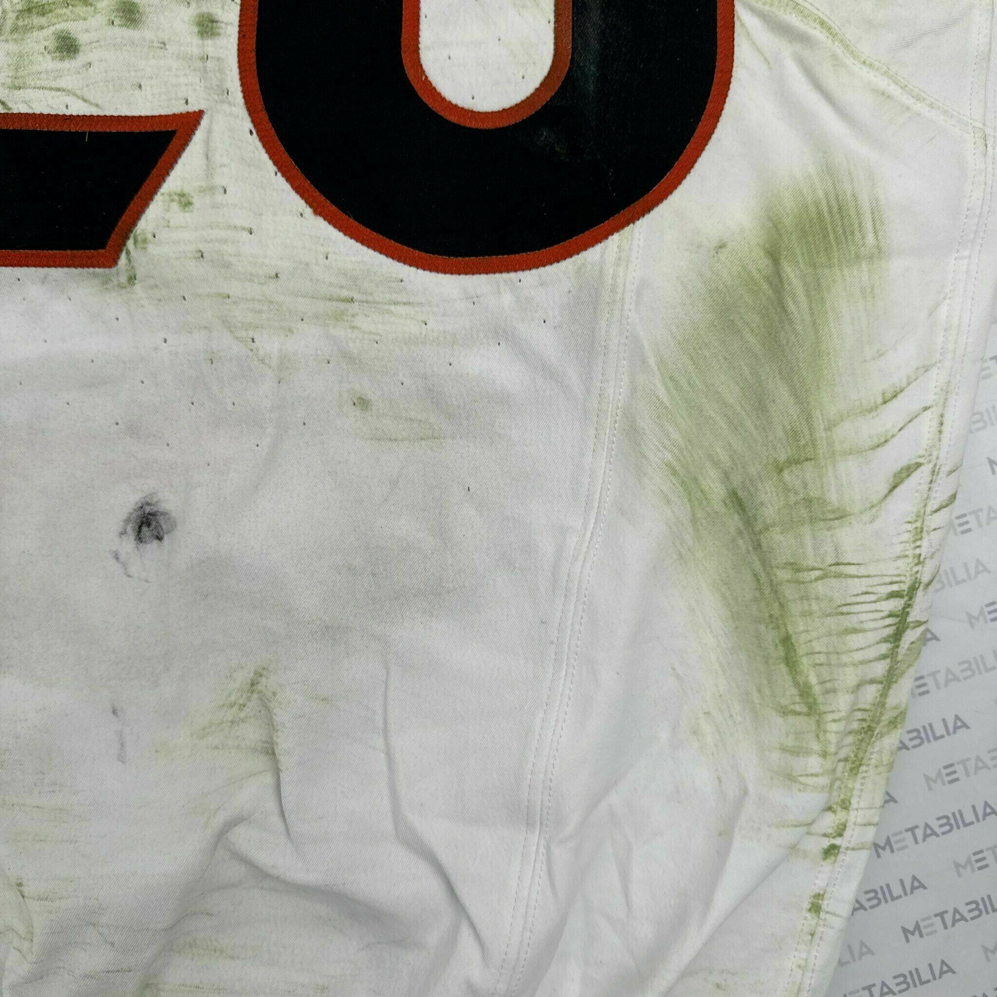 #20 Tacario Davis ROOKIE Game-Worn Jersey vs PIT