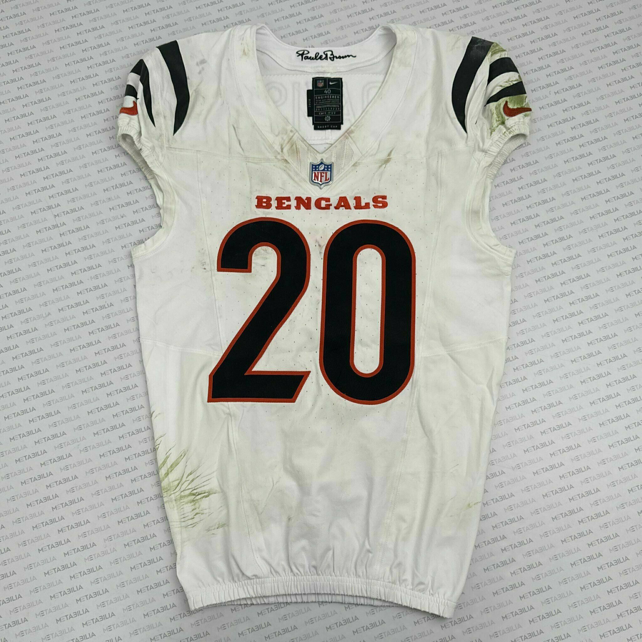 #20 Tacario Davis ROOKIE Game-Worn Jersey vs PIT