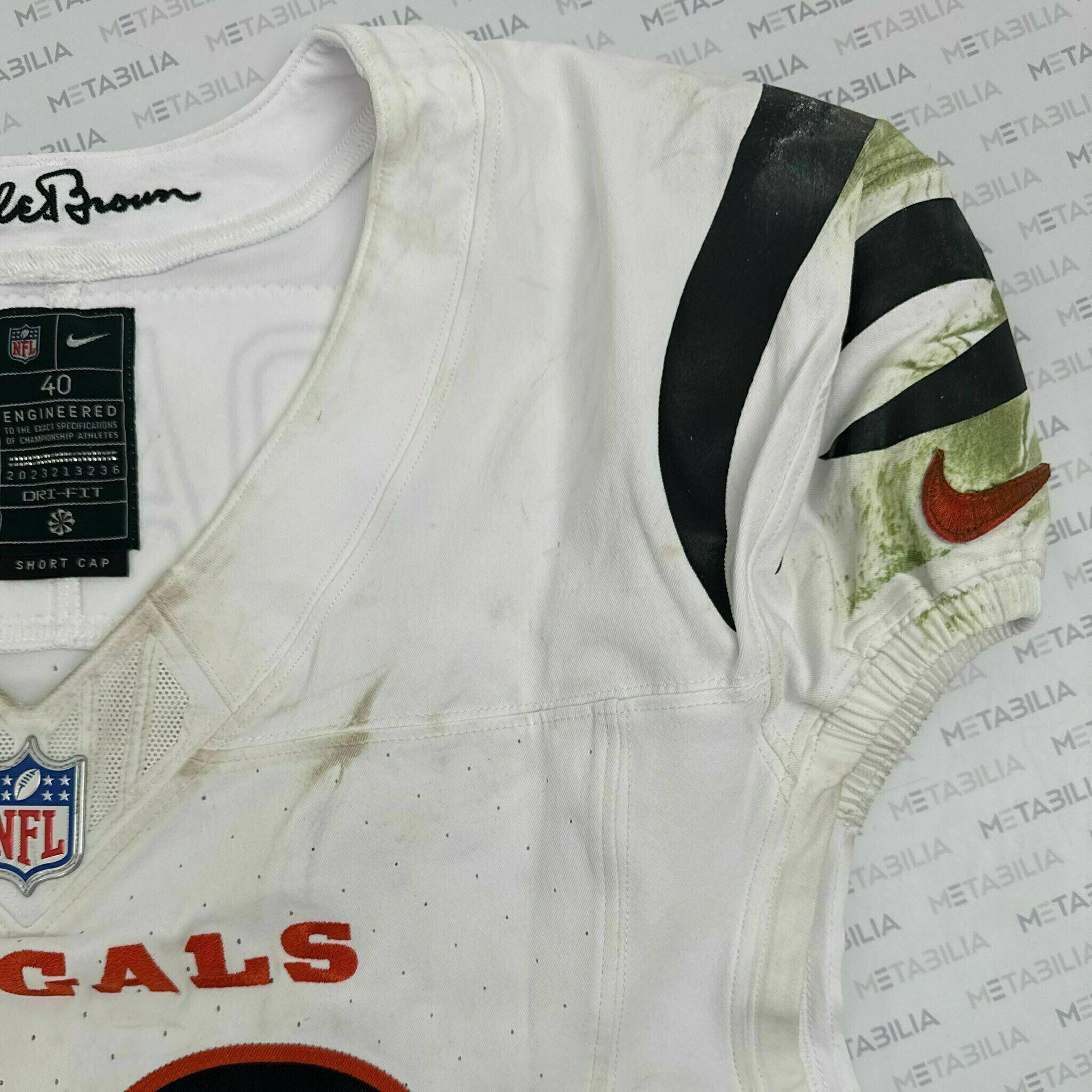 #20 Tacario Davis ROOKIE Game-Worn Jersey vs PIT