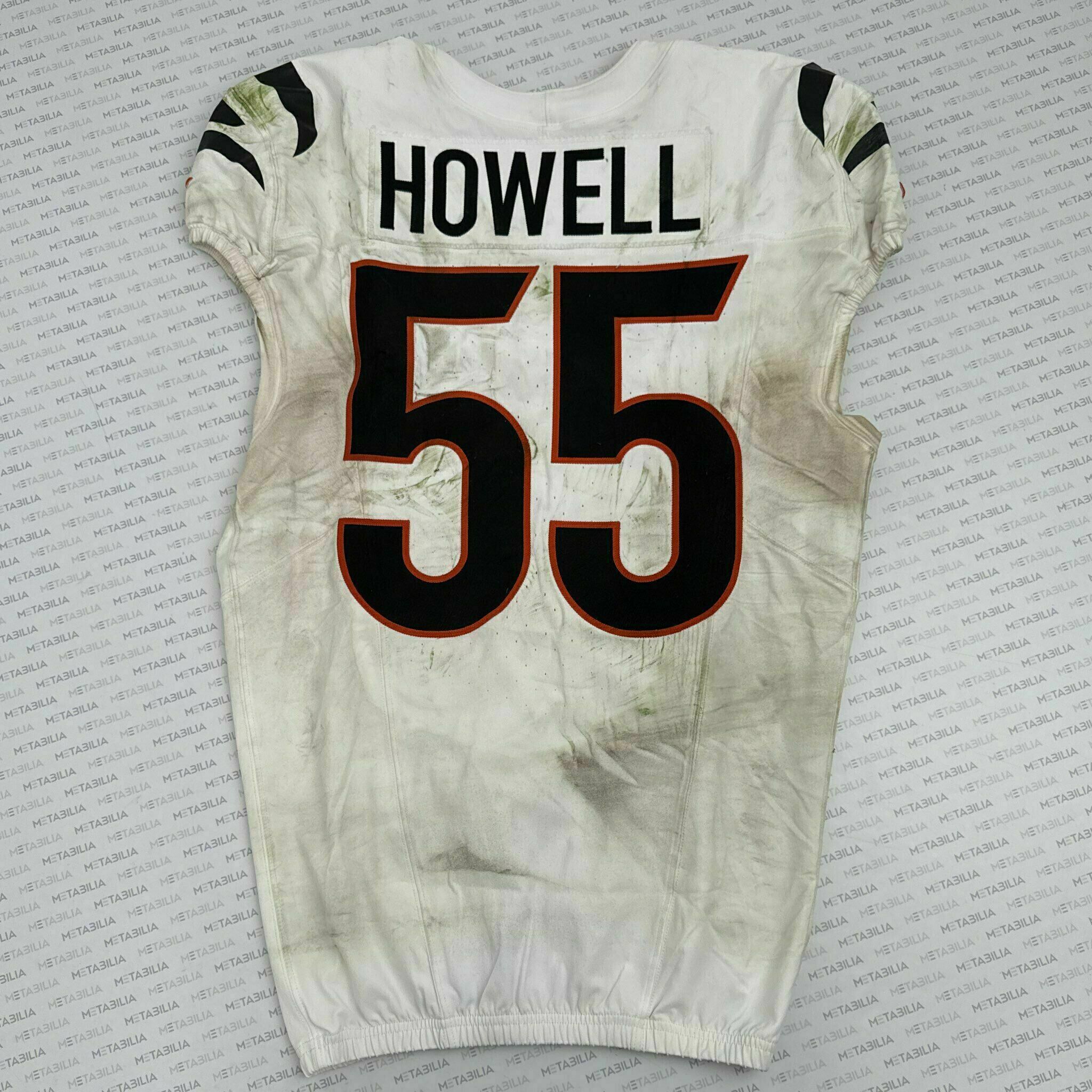#55 Cashius Howell ROOKIE Game-Worn Jersey vs PIT