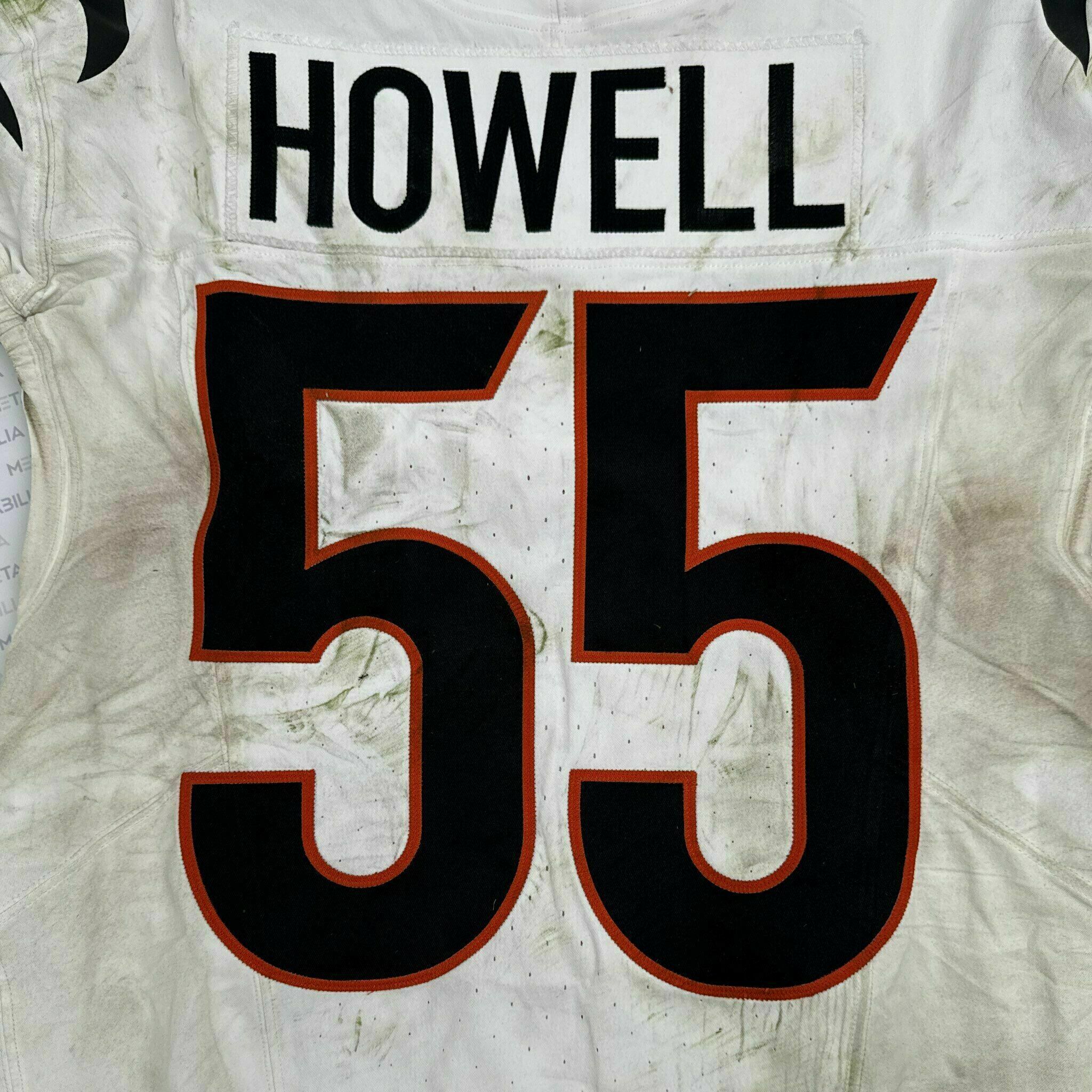 #55 Cashius Howell ROOKIE Game-Worn Jersey vs PIT