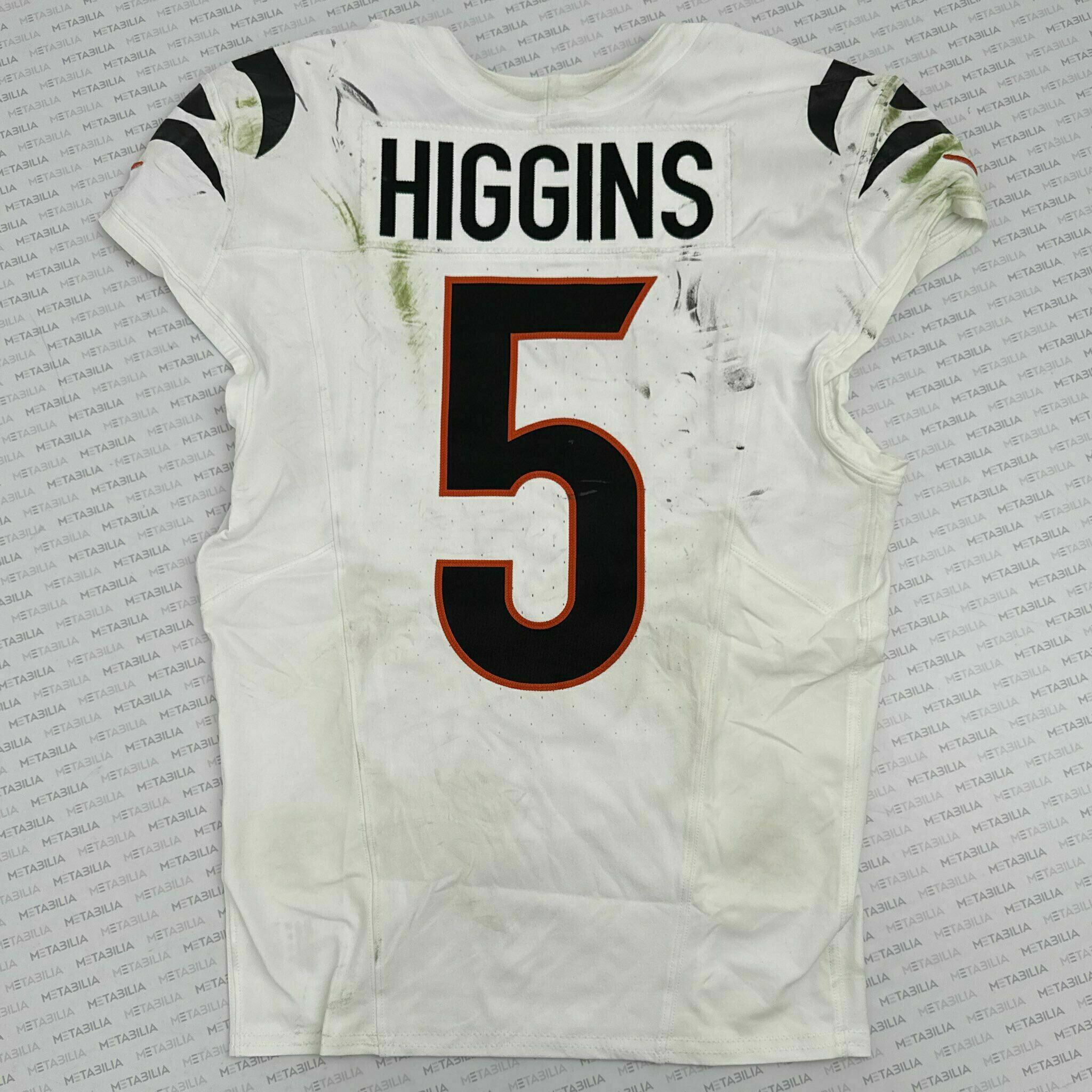 #5 Tee Higgins Game-Worn Jersey vs PIT