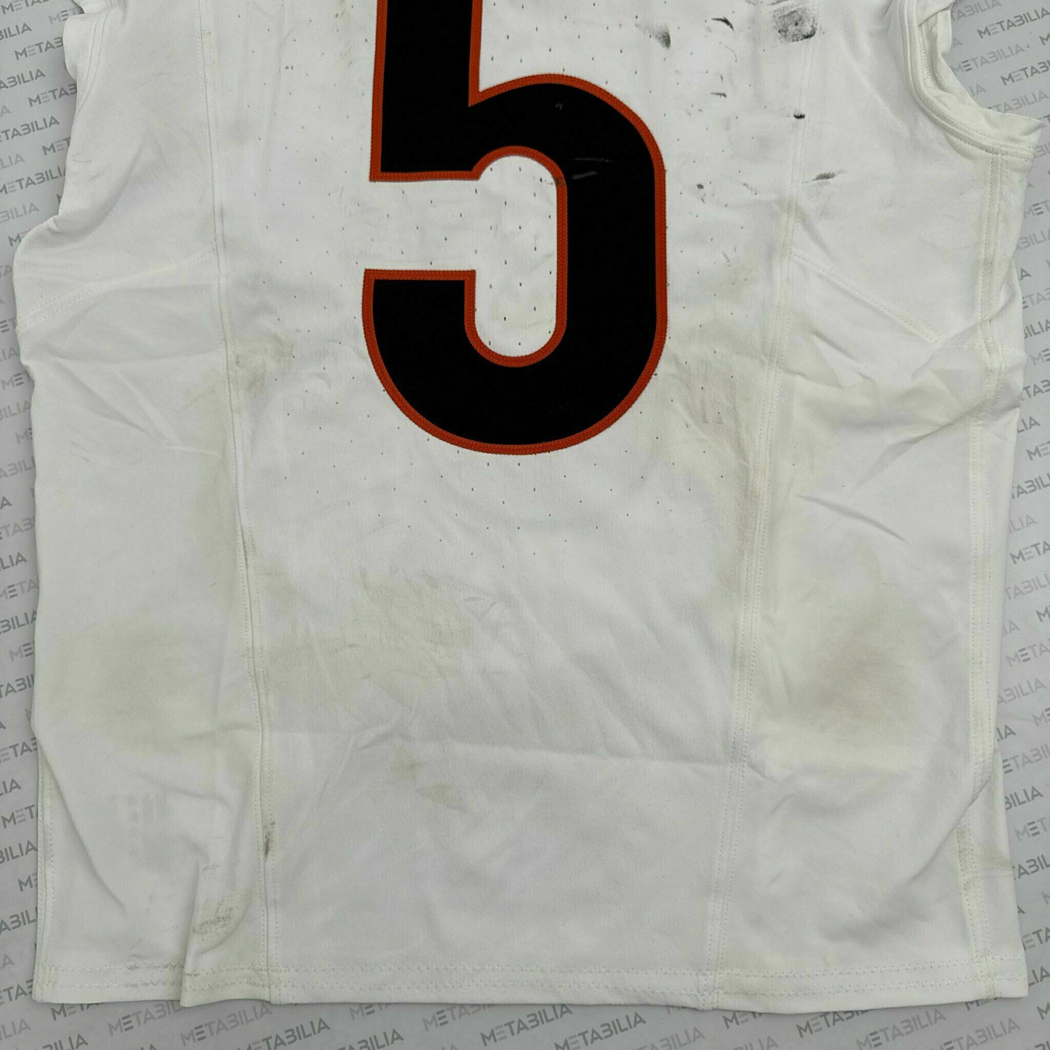 #5 Tee Higgins Game-Worn Jersey vs PIT