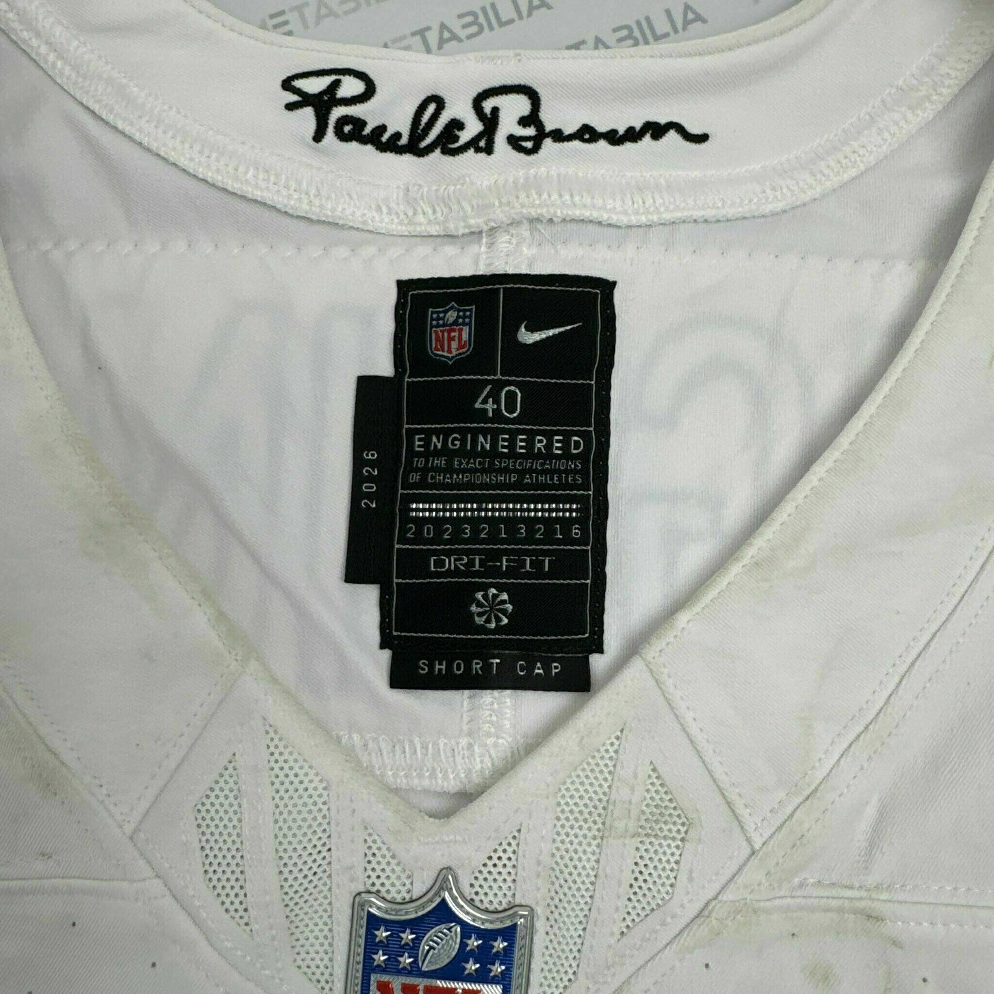 #5 Tee Higgins Game-Worn Jersey vs PIT