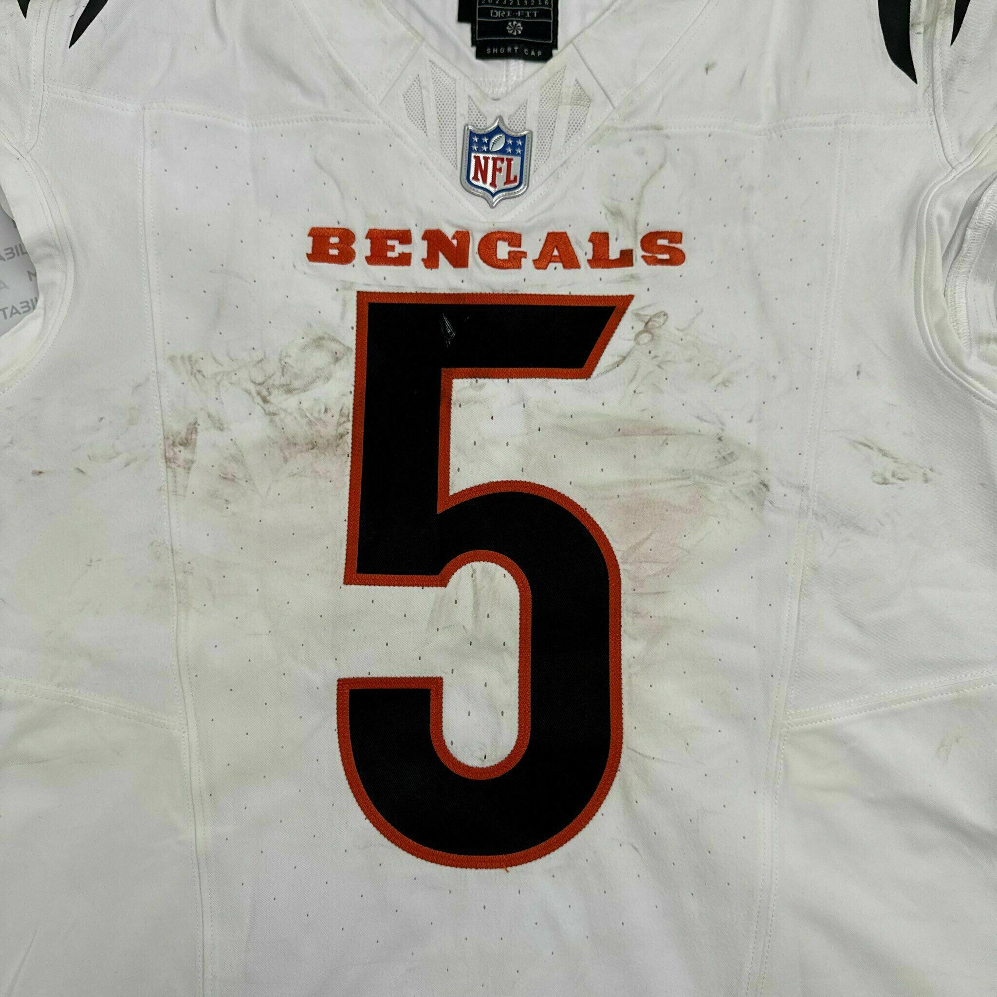 #5 Tee Higgins Game-Worn Jersey vs PIT