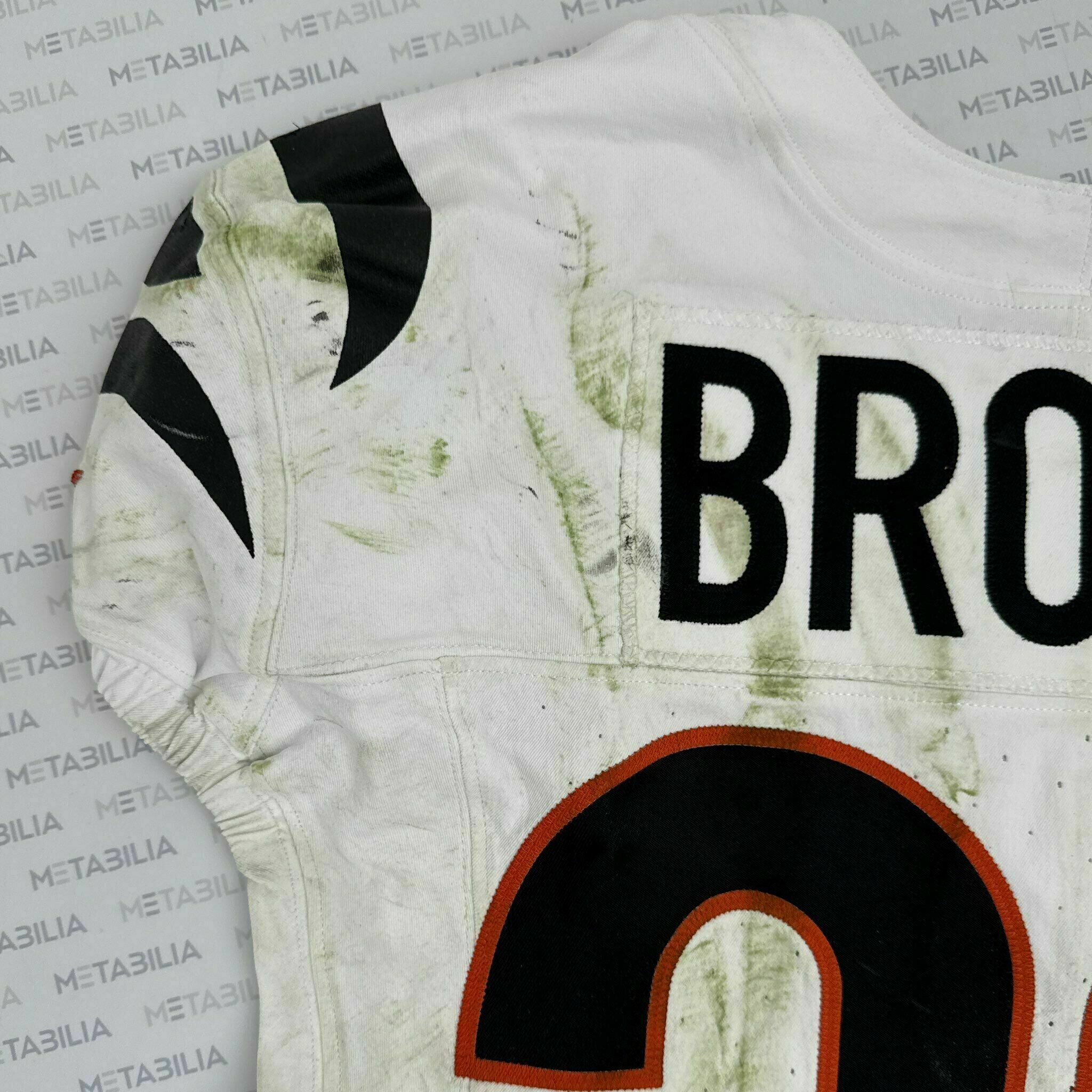 #30 Chase Brown Game-Worn Jersey vs PIT