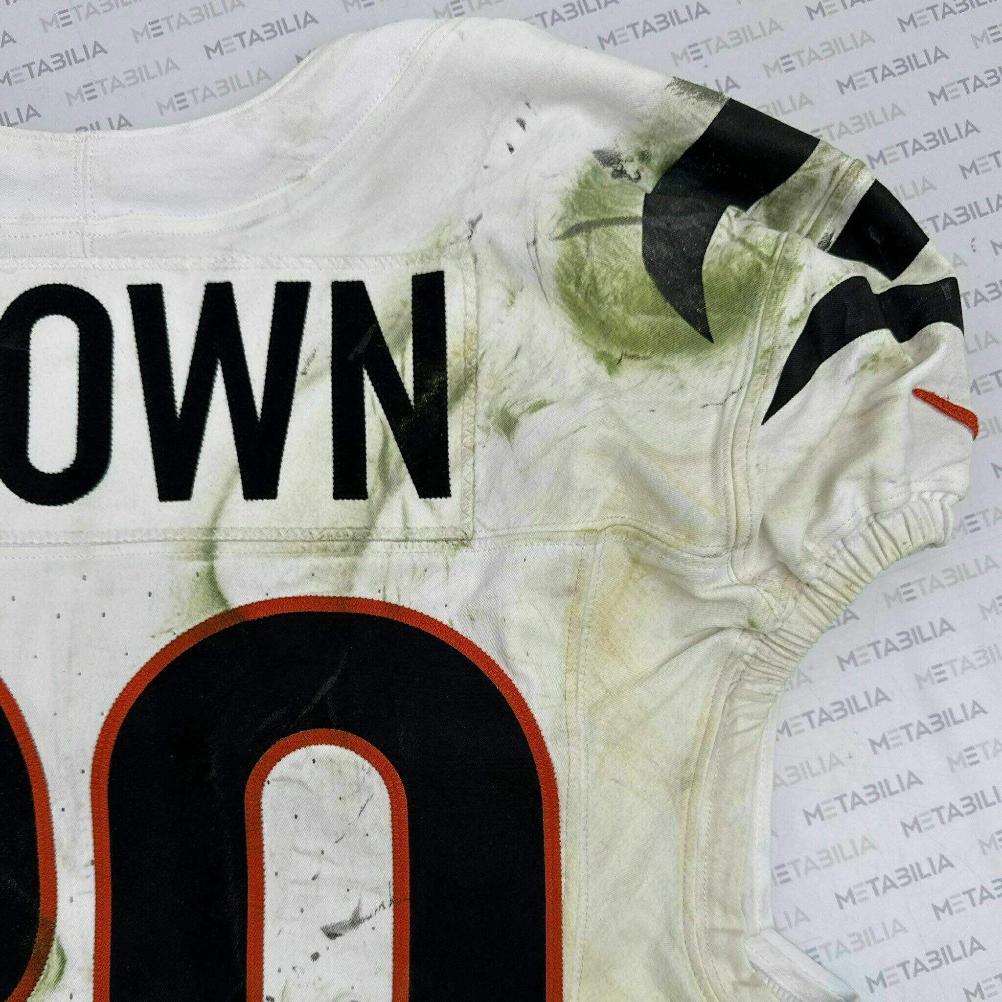 #30 Chase Brown Game-Worn Jersey vs PIT