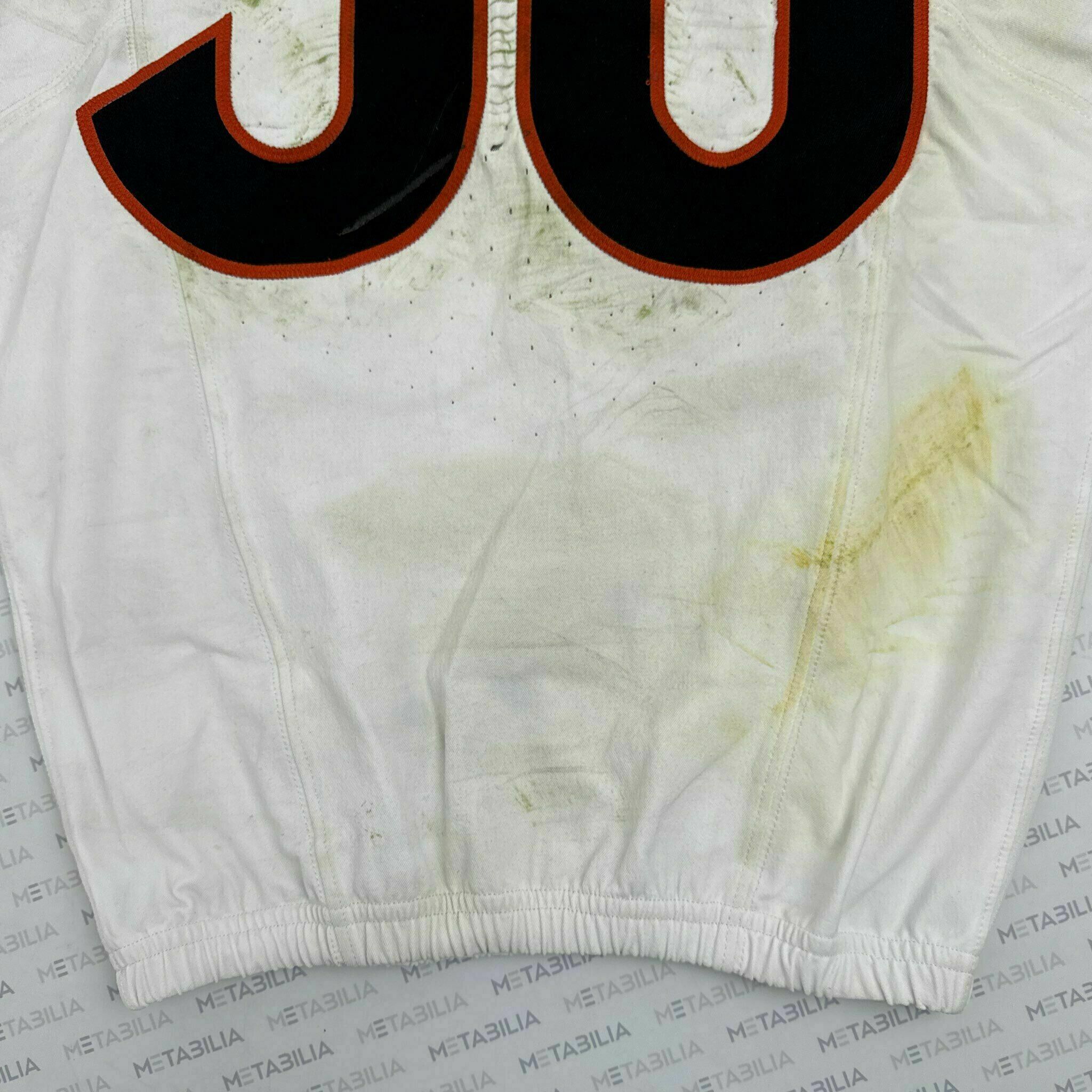 #30 Chase Brown Game-Worn Jersey vs PIT