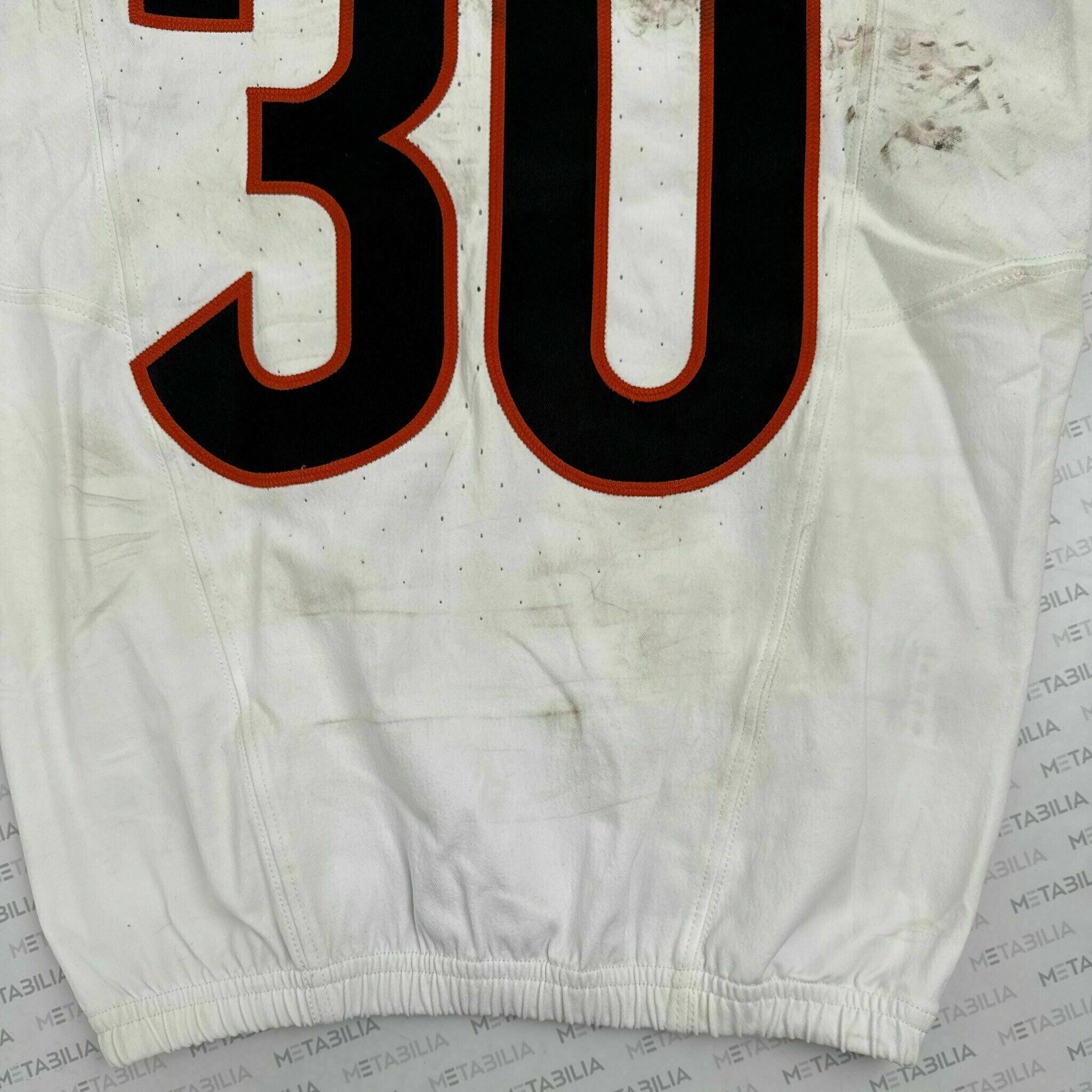 #30 Chase Brown Game-Worn Jersey vs PIT