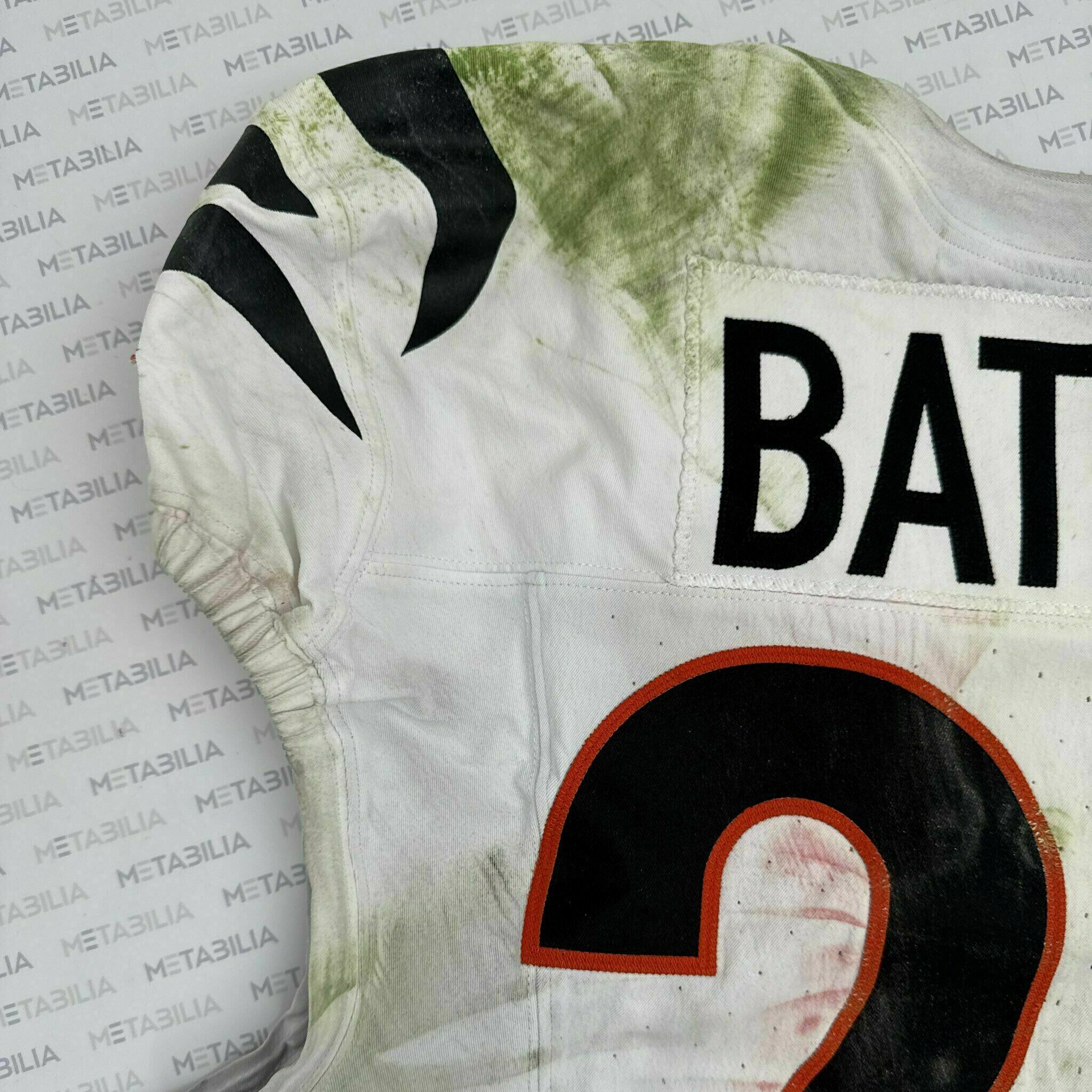 #27 Jordan Battle Game-Worn Jersey vs PIT