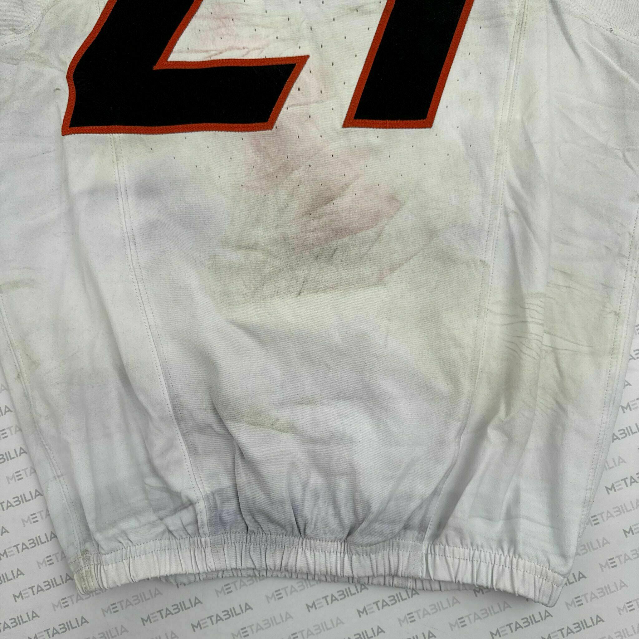 #27 Jordan Battle Game-Worn Jersey vs PIT