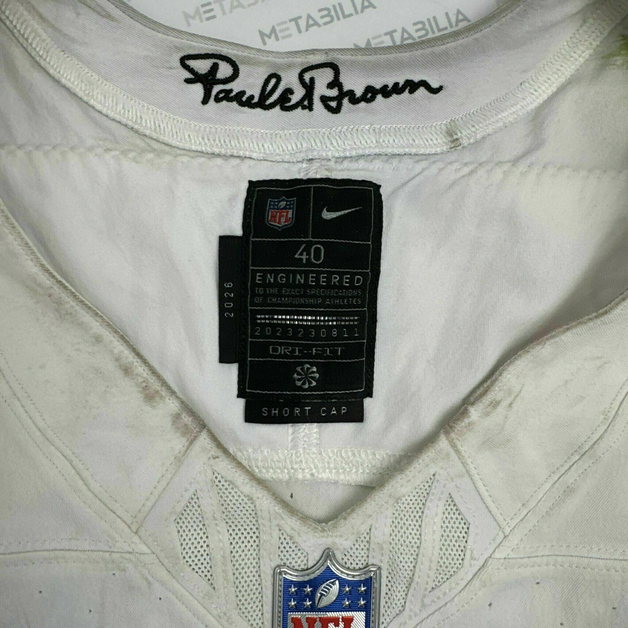 #27 Jordan Battle Game-Worn Jersey vs PIT