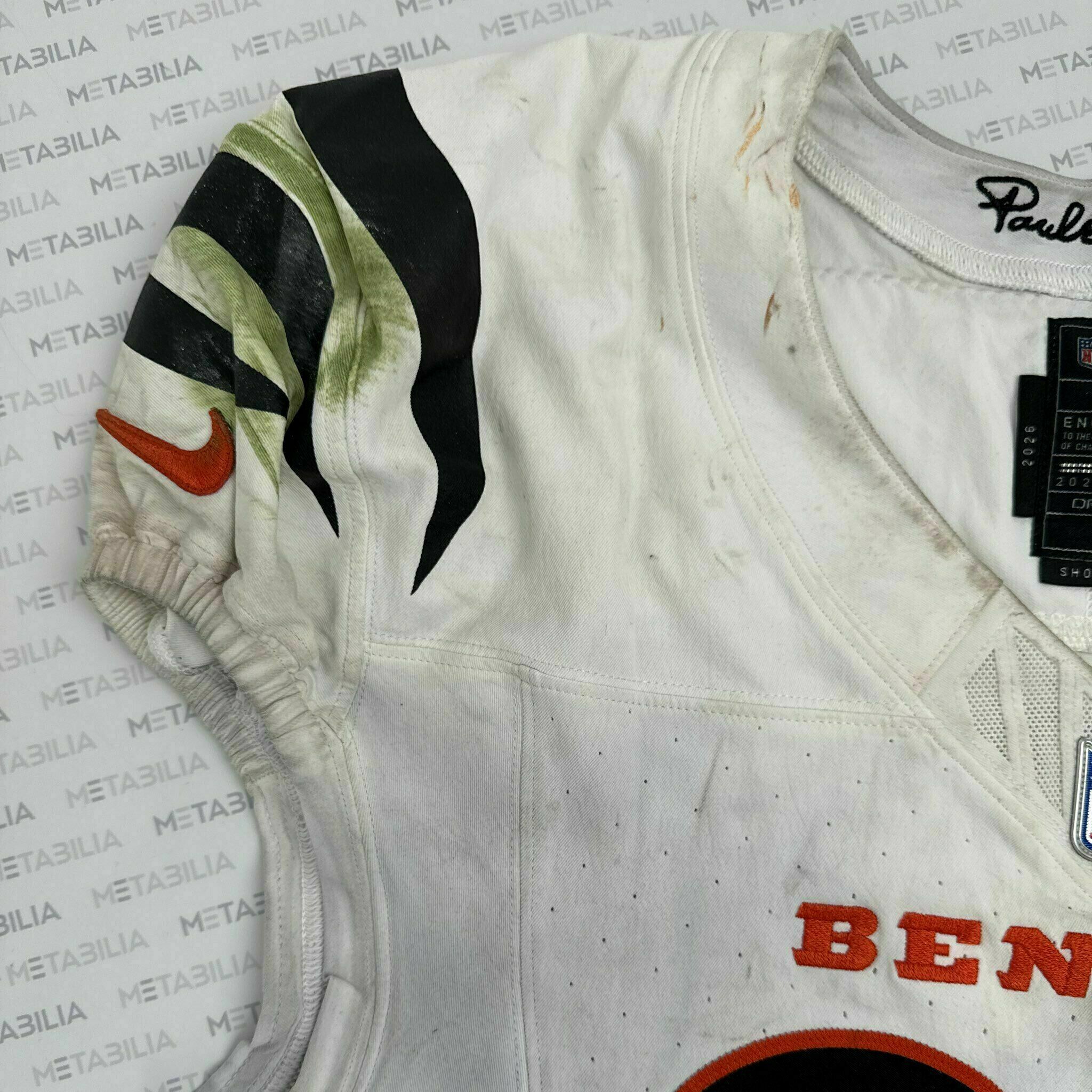 #27 Jordan Battle Game-Worn Jersey vs PIT