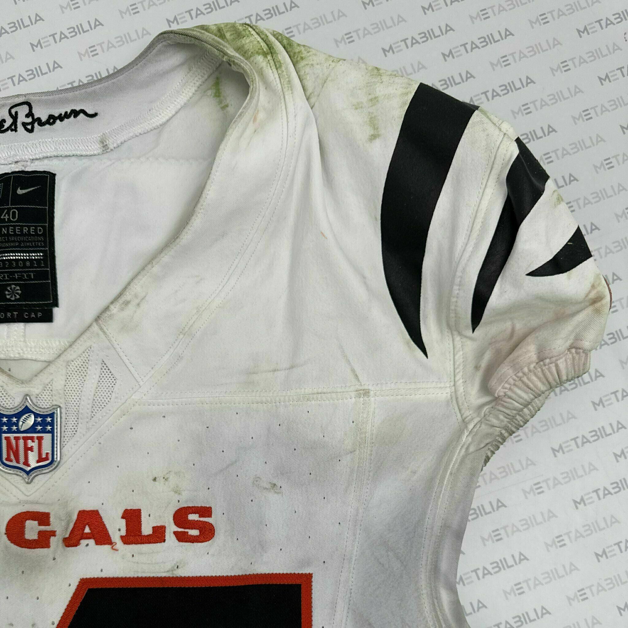 #27 Jordan Battle Game-Worn Jersey vs PIT