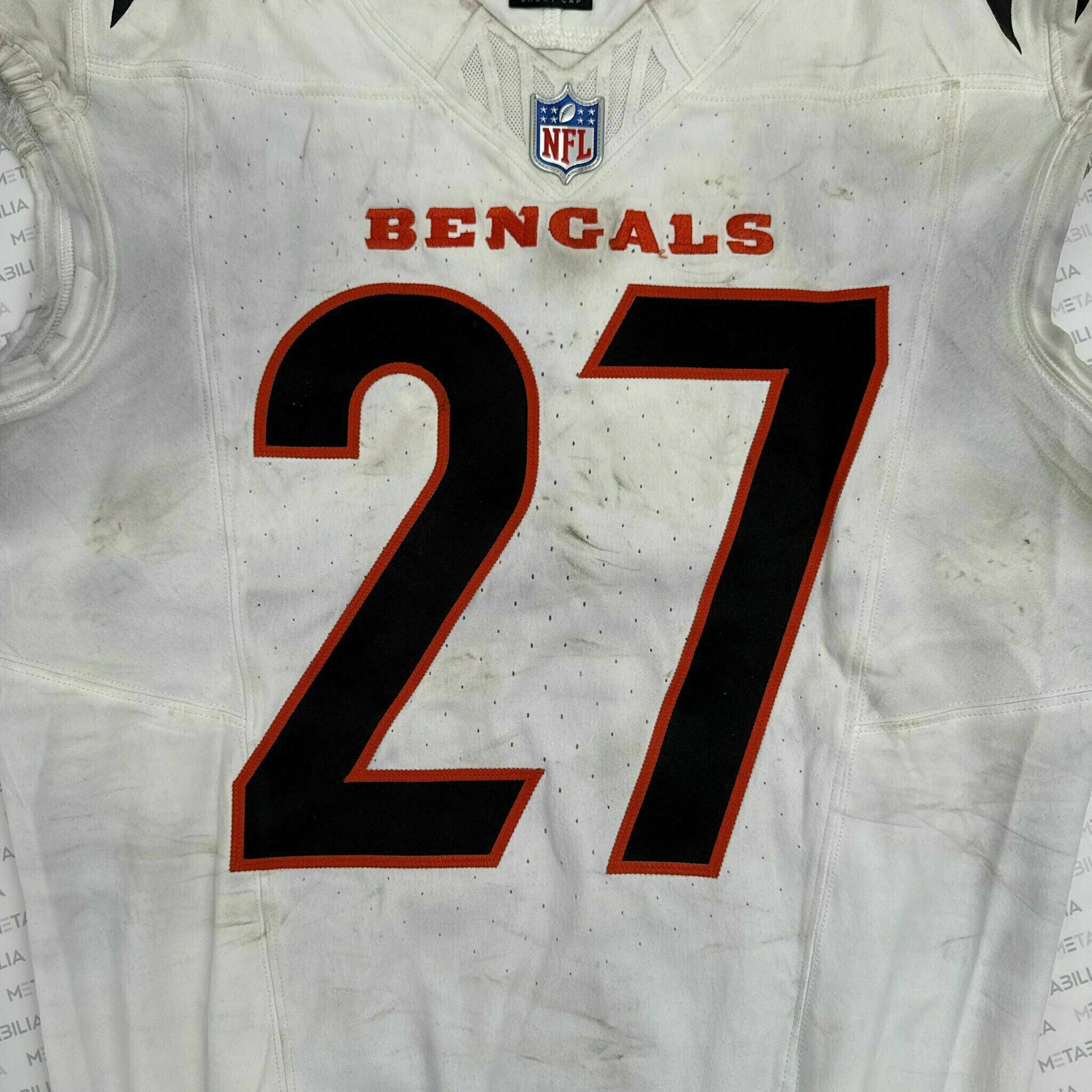 #27 Jordan Battle Game-Worn Jersey vs PIT