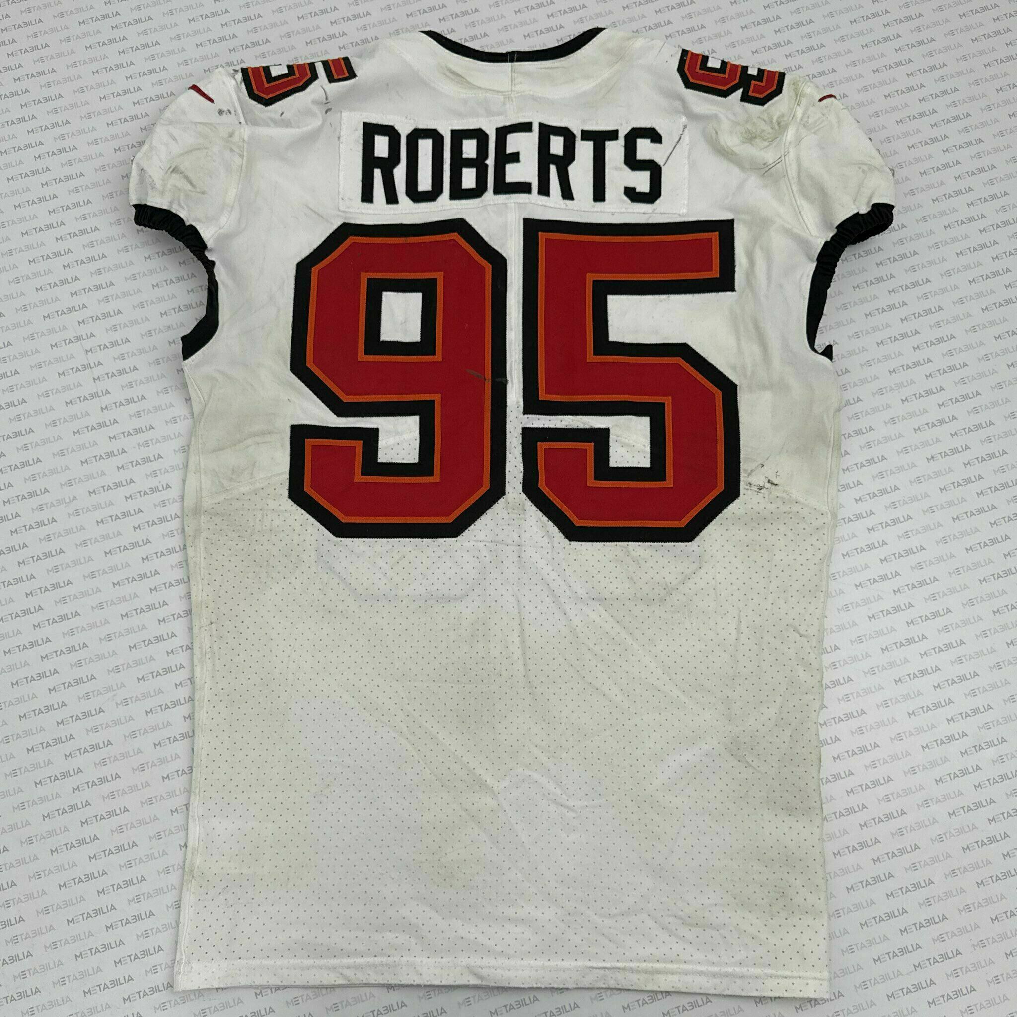 #95 Elijah Roberts Game-Worn Jersey vs Vikings