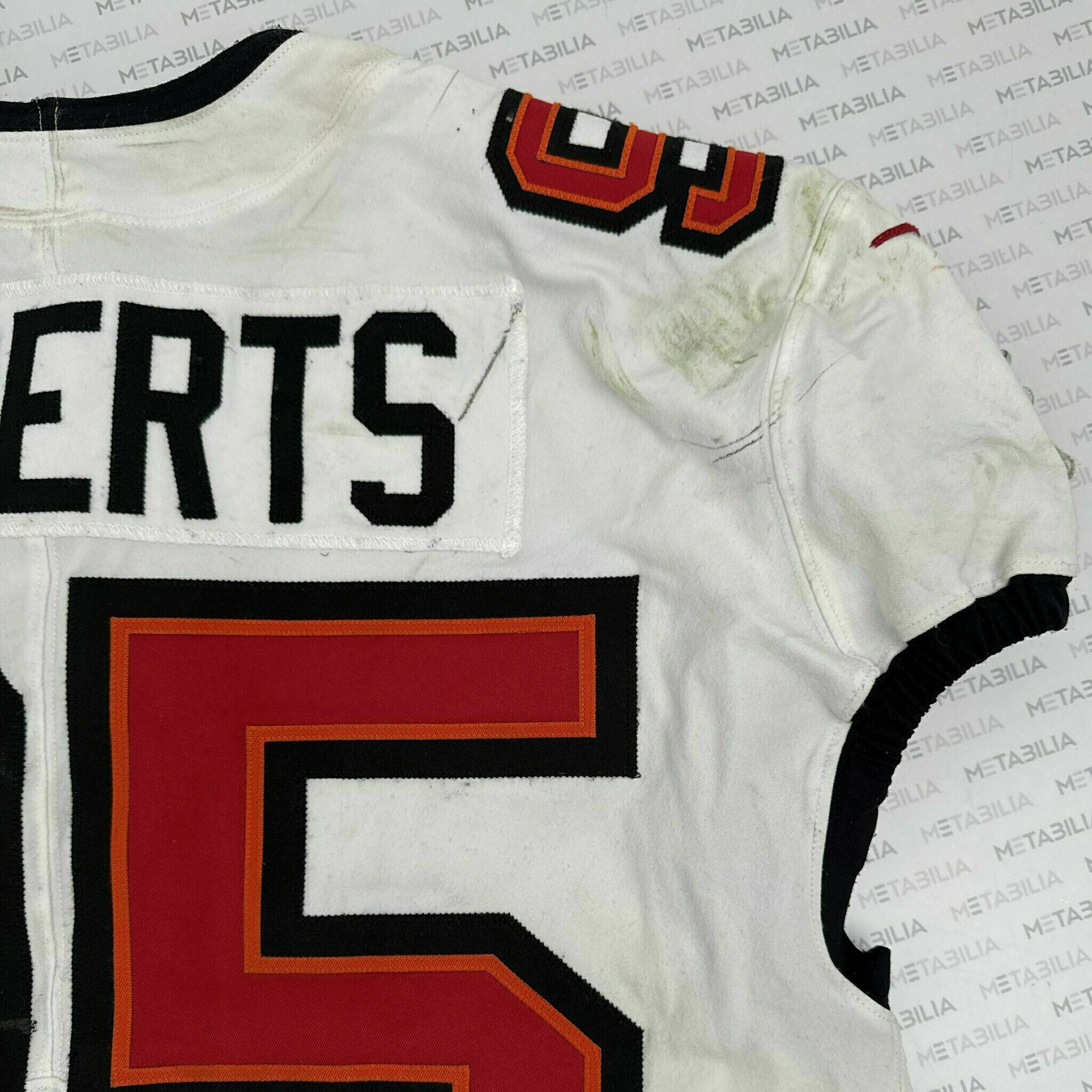 #95 Elijah Roberts Game-Worn Jersey vs Vikings
