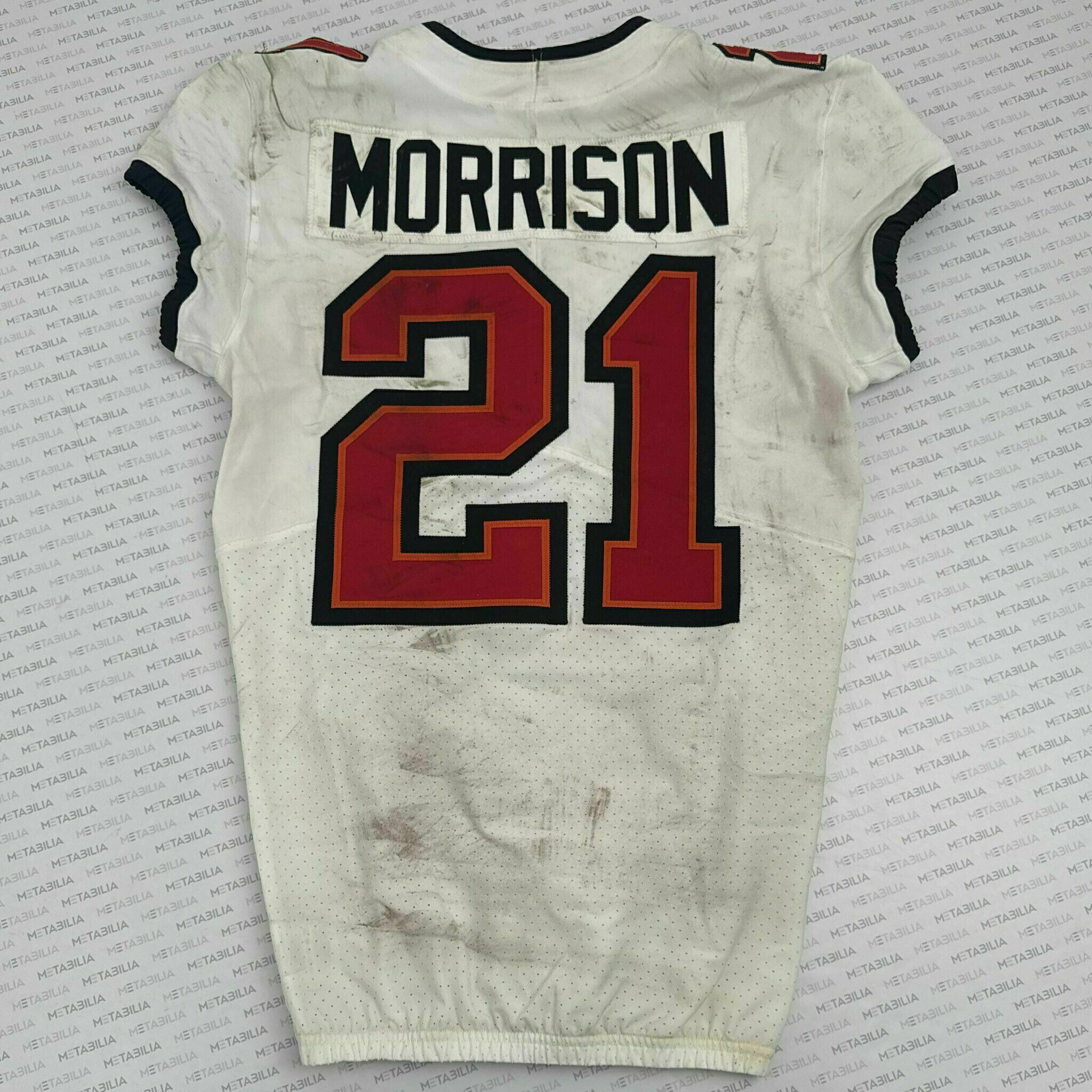 #21 Benjamin Morrison Game Worn Jersey 9/20 vs CLE