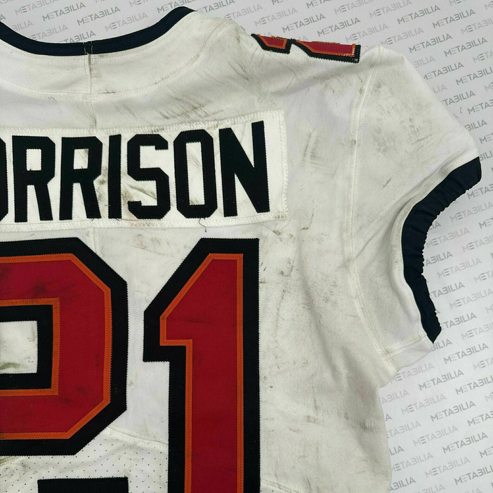 #21 Benjamin Morrison Game Worn Jersey 9/20 vs CLE