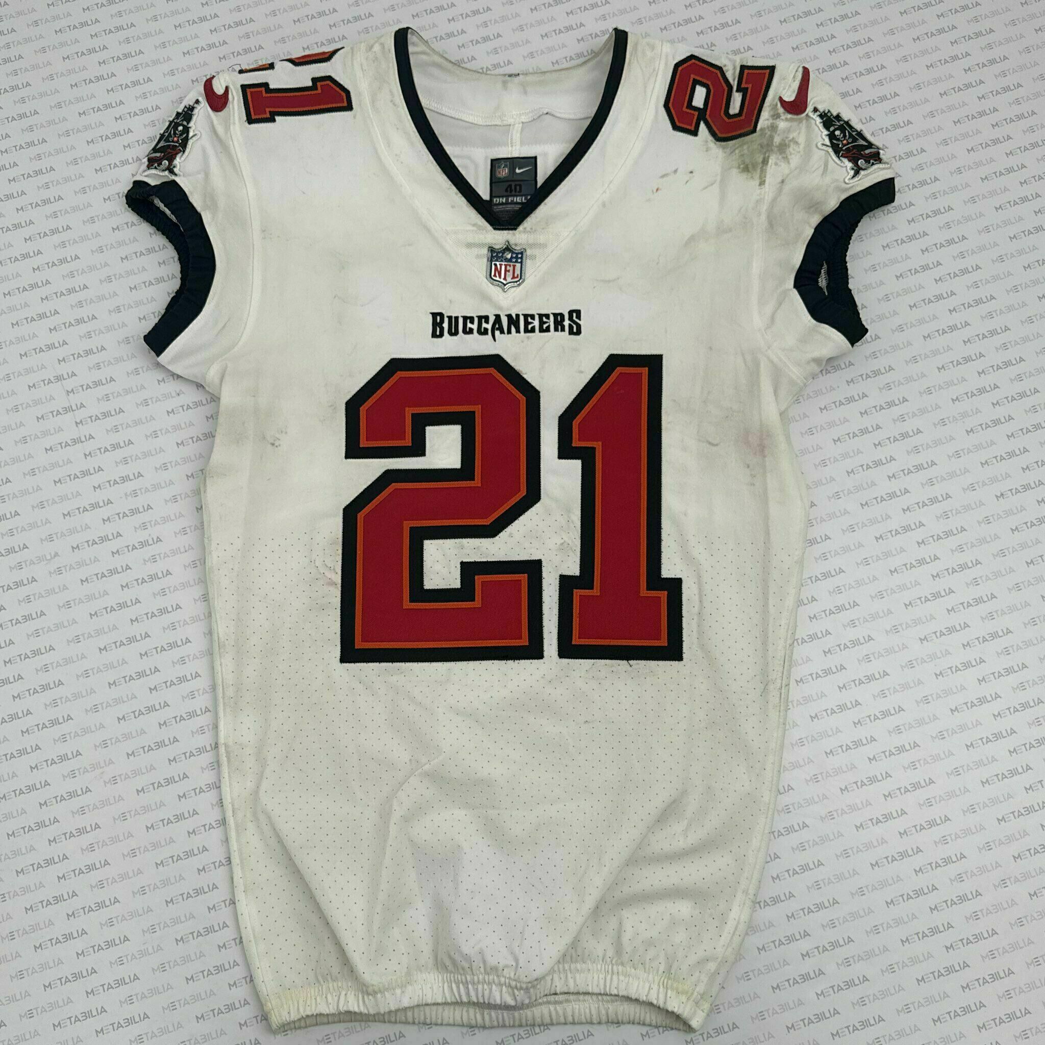 #21 Benjamin Morrison Game Worn Jersey 9/20 vs CLE