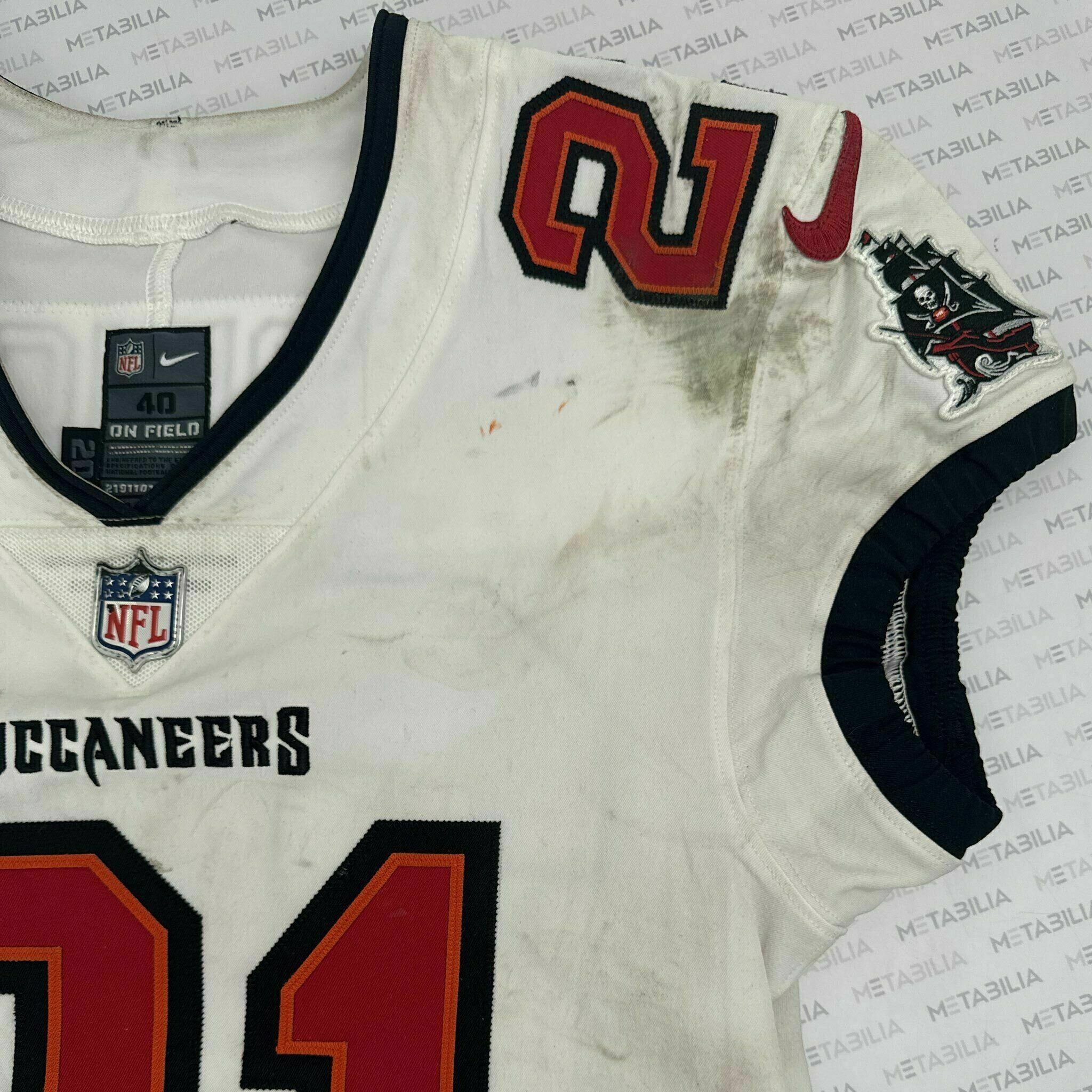 #21 Benjamin Morrison Game Worn Jersey 9/20 vs CLE