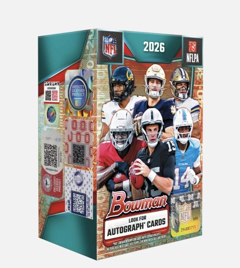 2026 Bowman Football - Value Blaster Box - NEW RELEASE!