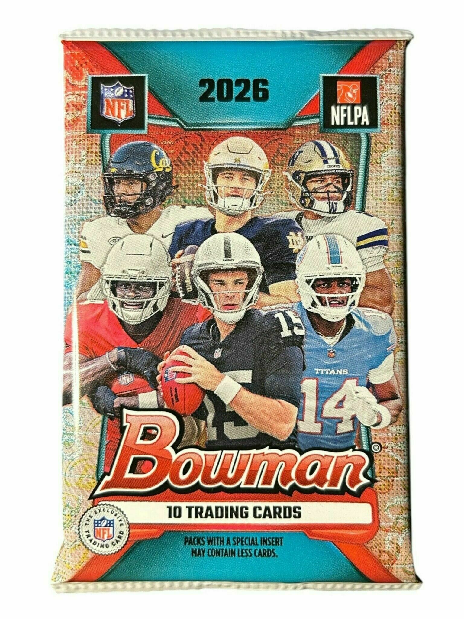 2026 Bowman Football - Value Blaster Single (1) Card Pack - 10 Cards