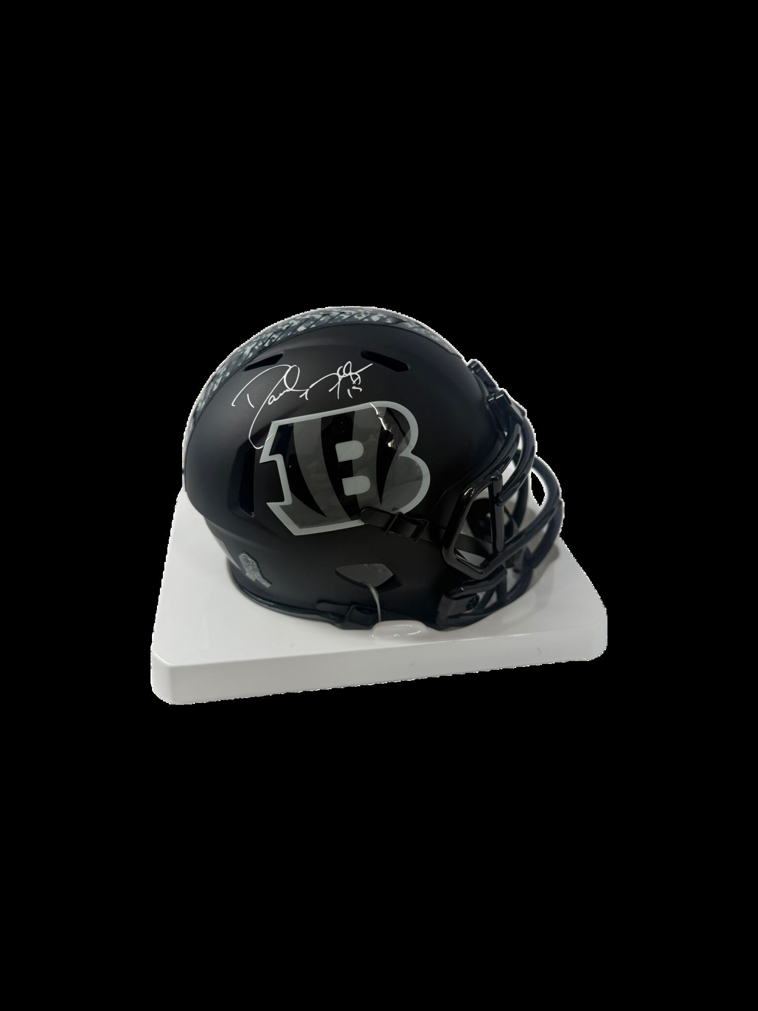 David Klingler Autographed STS Mini Helmet