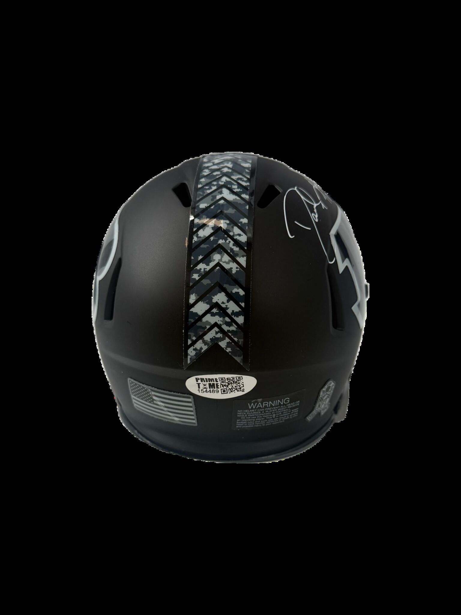 David Klingler Autographed STS Mini Helmet