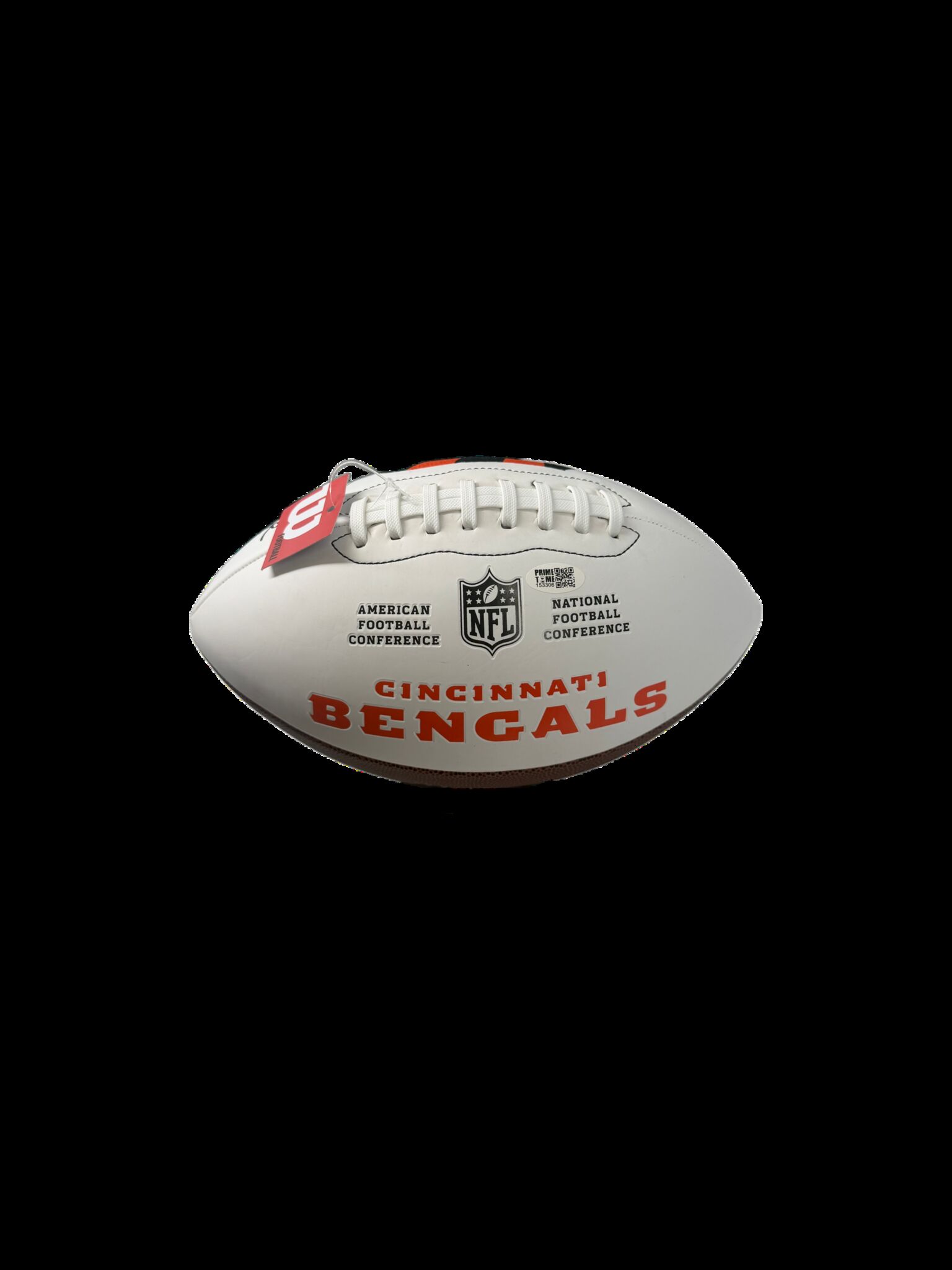 Jeff Blake, Akili Smith, David Klingler Autographed Bengals Logo Football