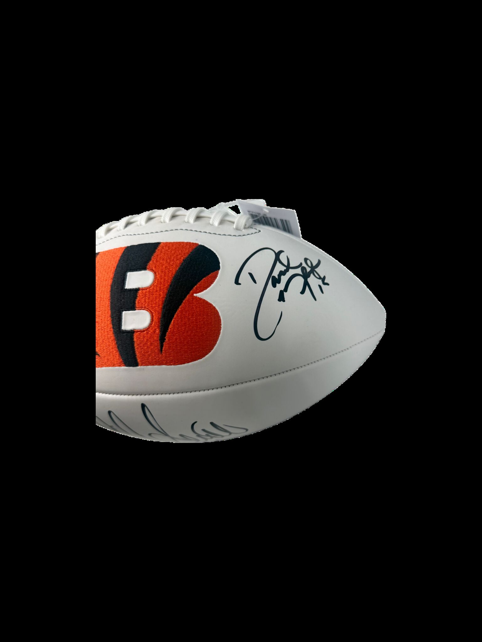 Jeff Blake, Akili Smith, David Klingler Autographed Bengals Logo Football