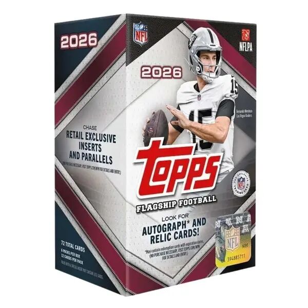 2026 Topps Flagship Football - Value Blaster Box - NEW RELEASE!