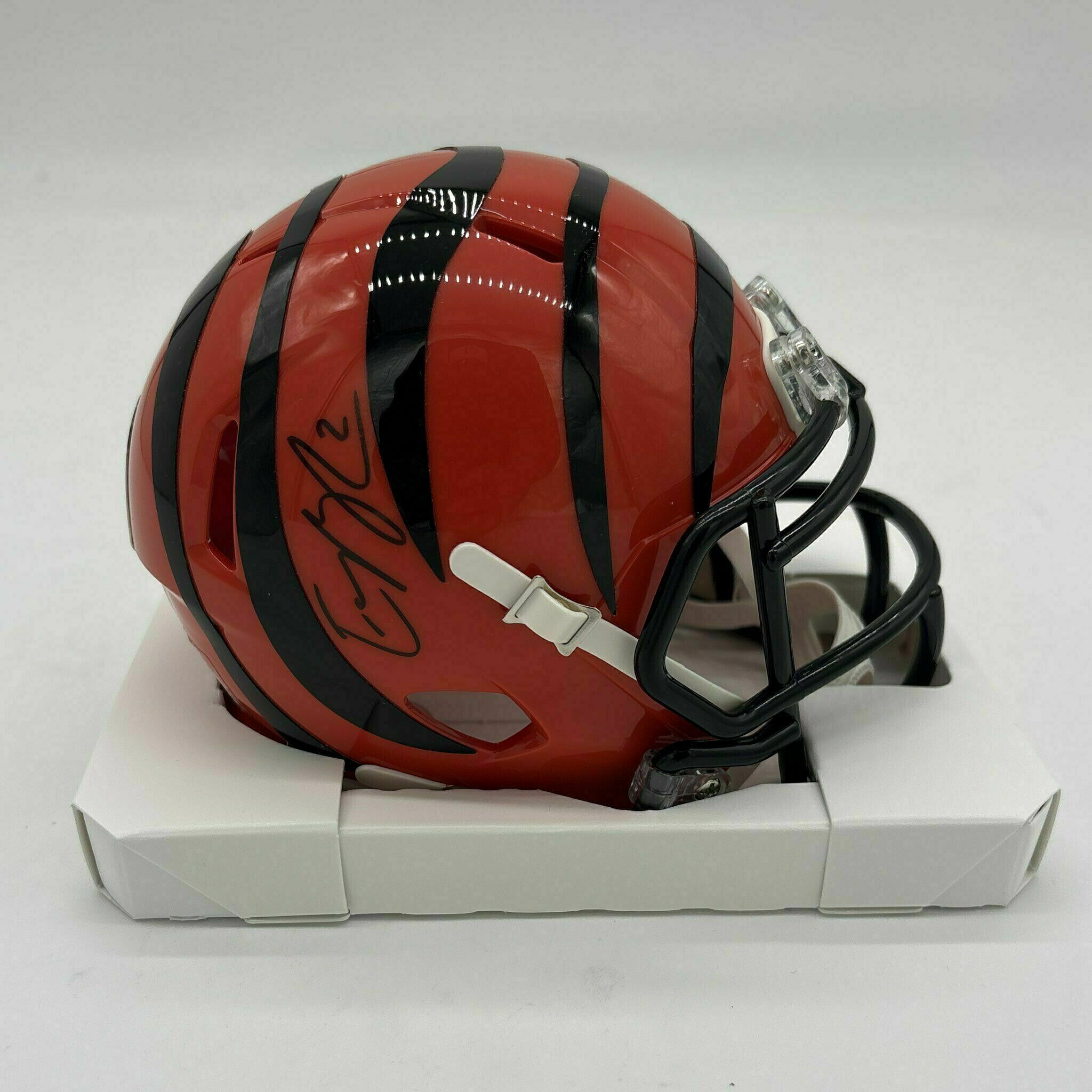 Evan McPherson Signed Speed Mini Helmet