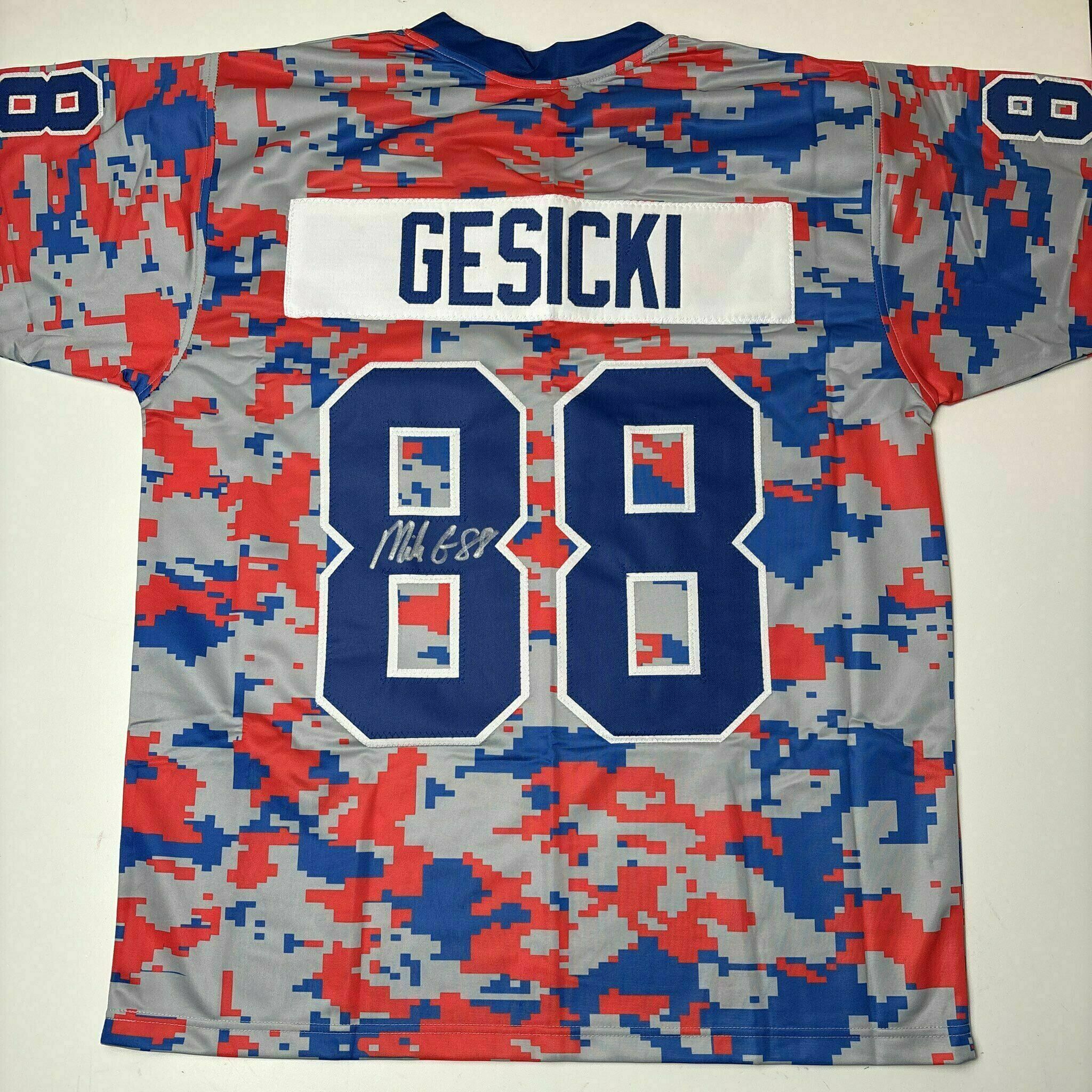 Mike Gesicki Signed USA Camo Custom Jersey