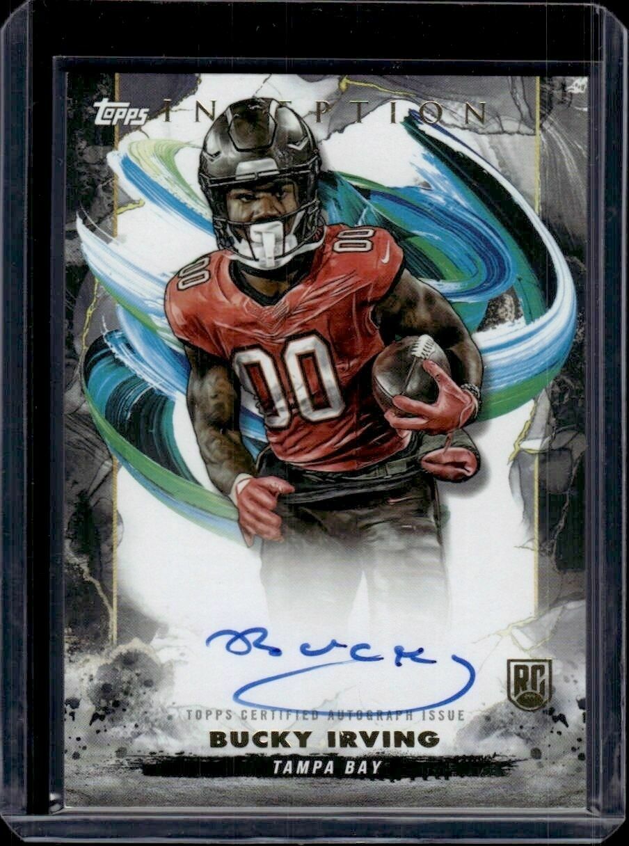 2024 Topps Inception Bucky Irving Rookie On-Card Autograph Trading Card