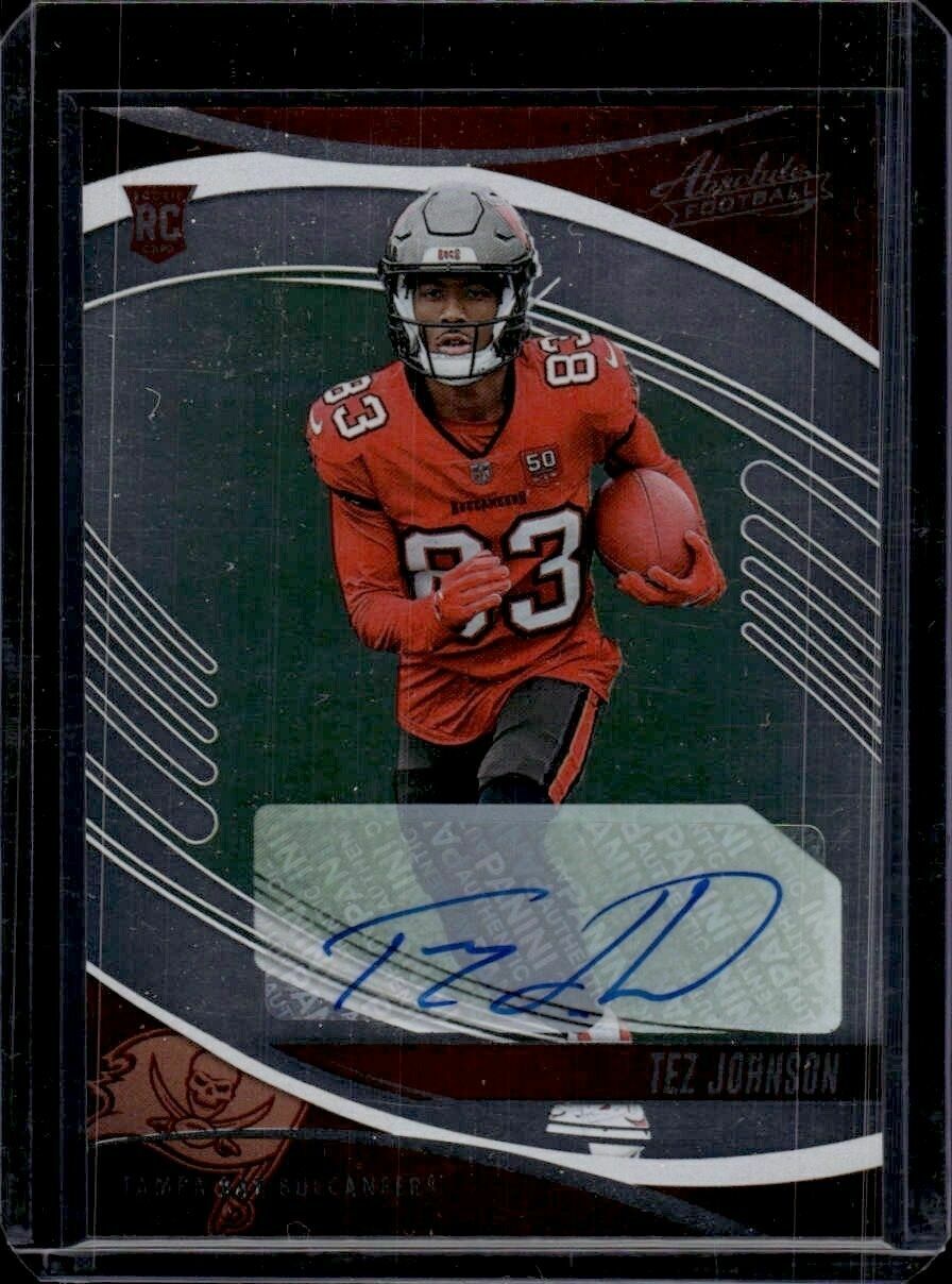 2025 Absolute Tez Johnson Autograph Rookie Trading Card