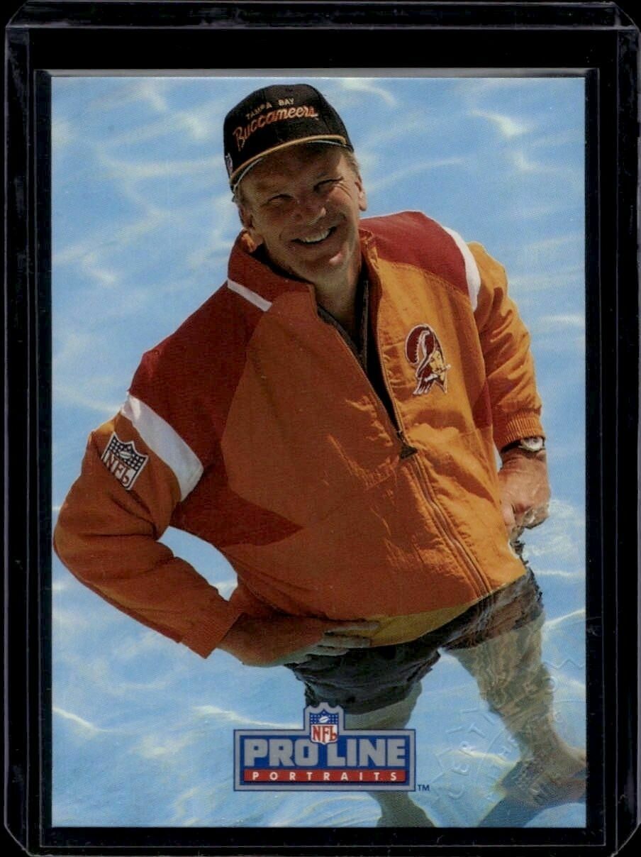 1992 NFL Pro Line Portraits Sam Wych On-Card Autograph Trading Card