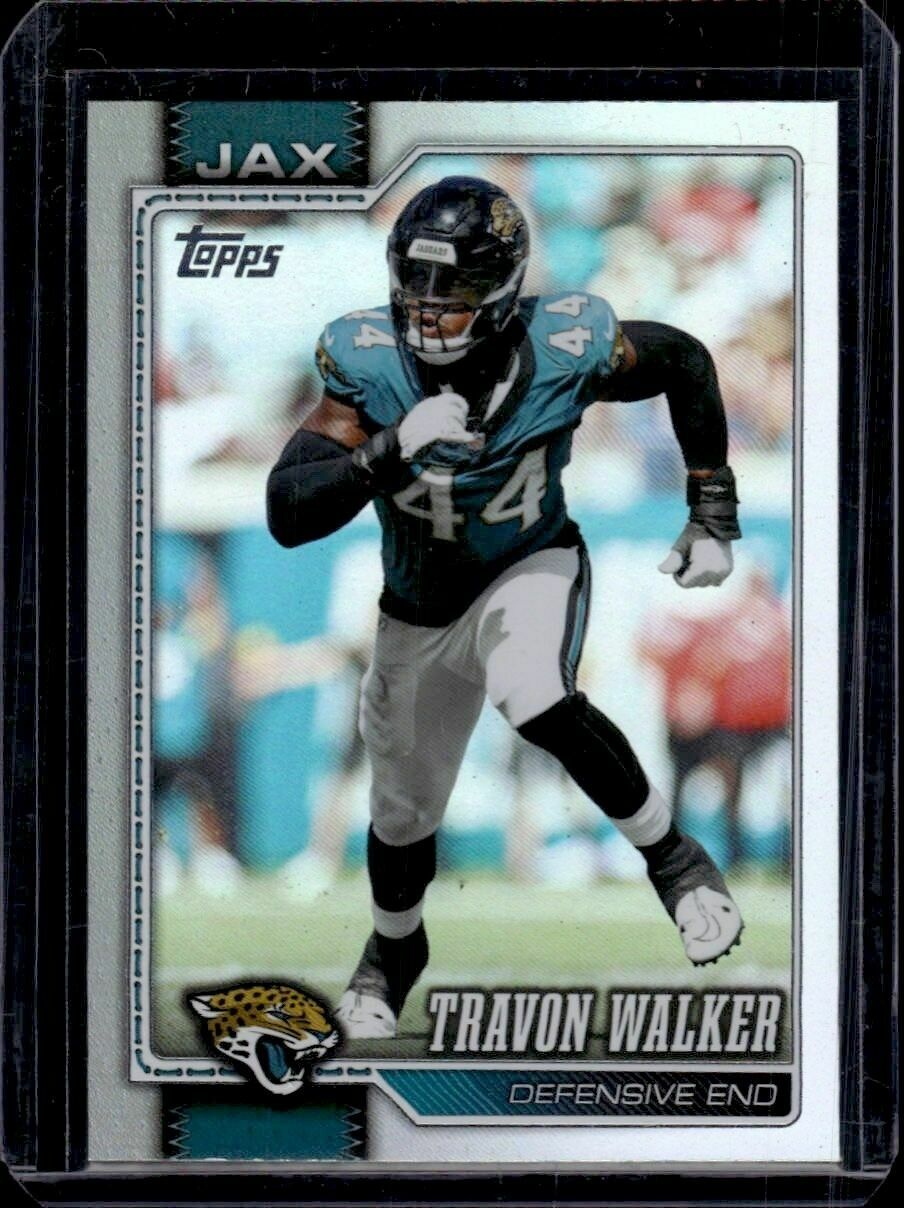 2026 Topps Flagship Travon Walker Holo Foil Trading Card