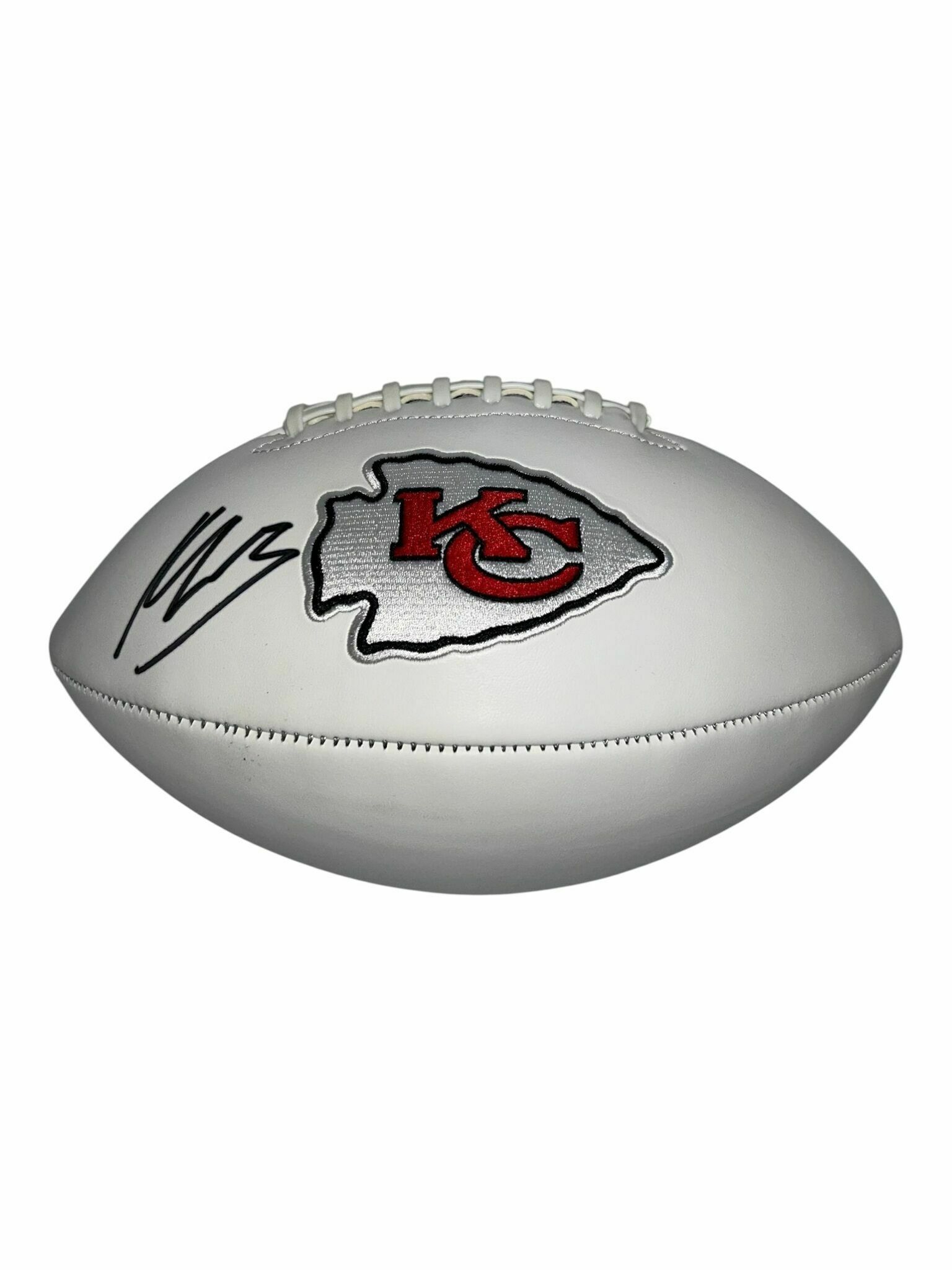 Kenneth Walker III Kansas City Chiefs Autograph White Panel Football - Beckett