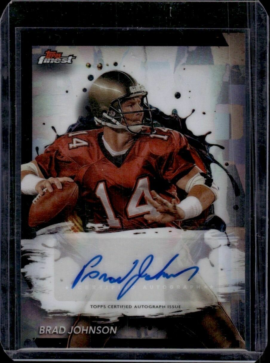 2024 Finest Brad Johnson Finest Autographs Trading Card